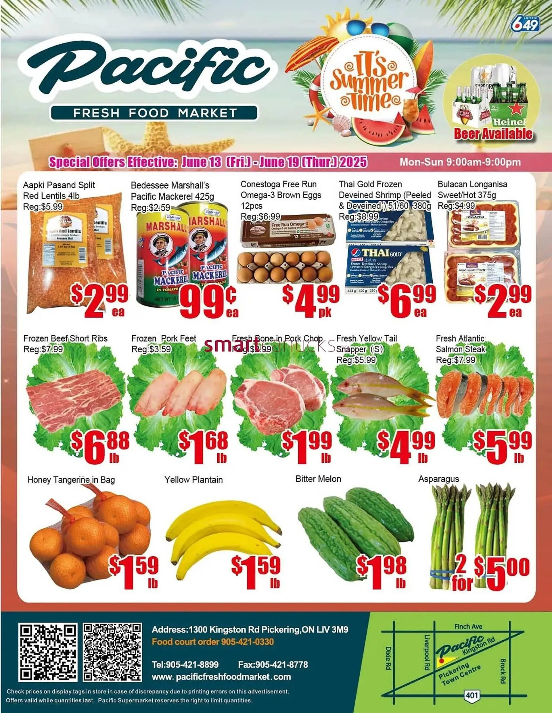 New Pacific Supermarket flyer from June 13 to June 19 2025 - flyer page 1