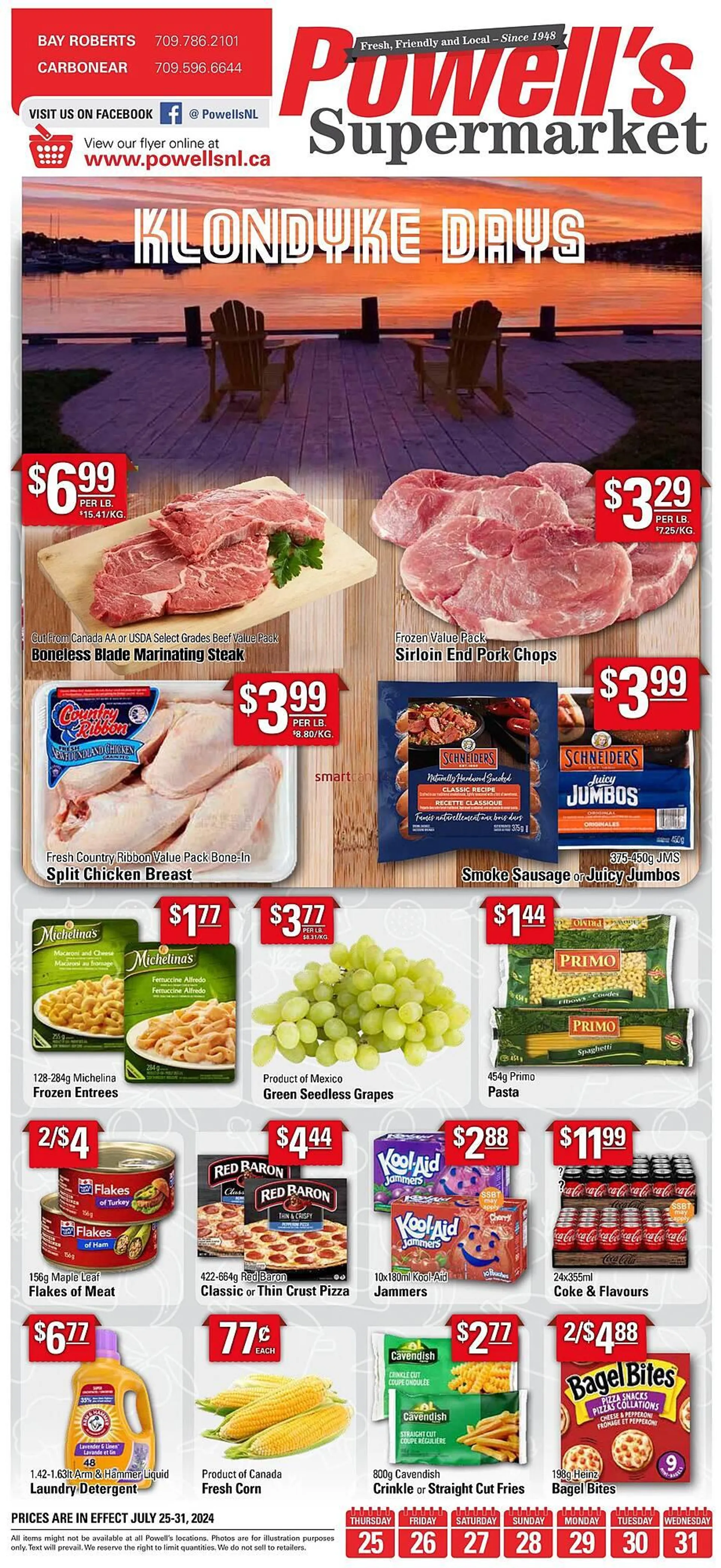 Powells Supermarket flyer - 1