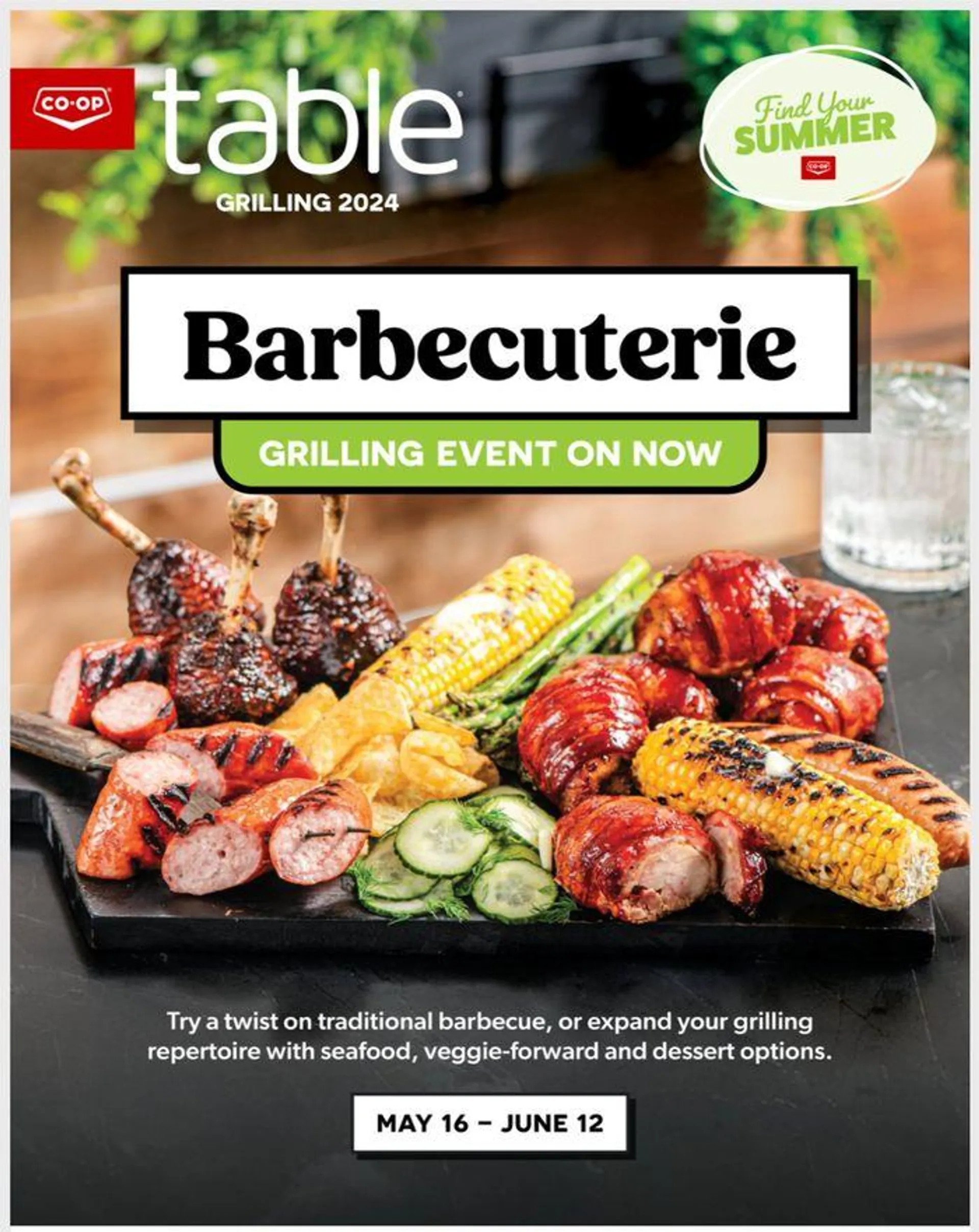 Barbecuterie GRILLING EVENT ON NOW from May 16 to June 12 2024 - flyer page 1