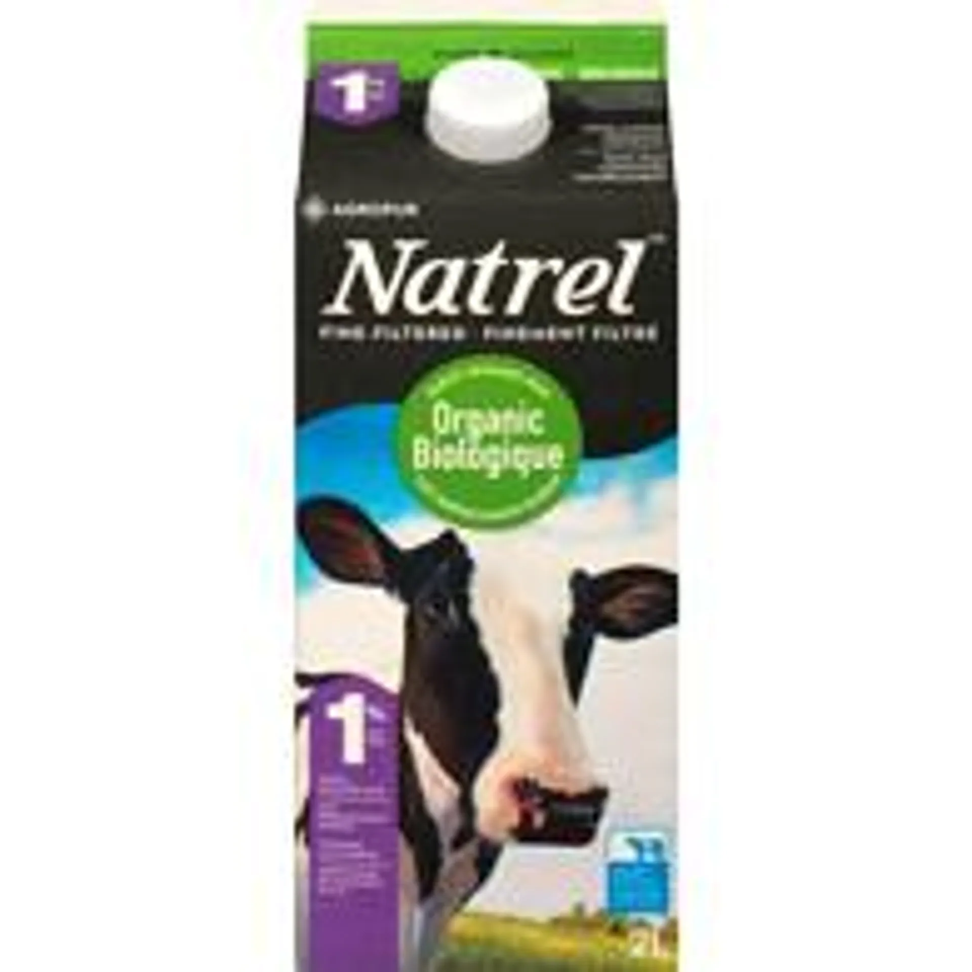 Lait biologique 1% (2L)