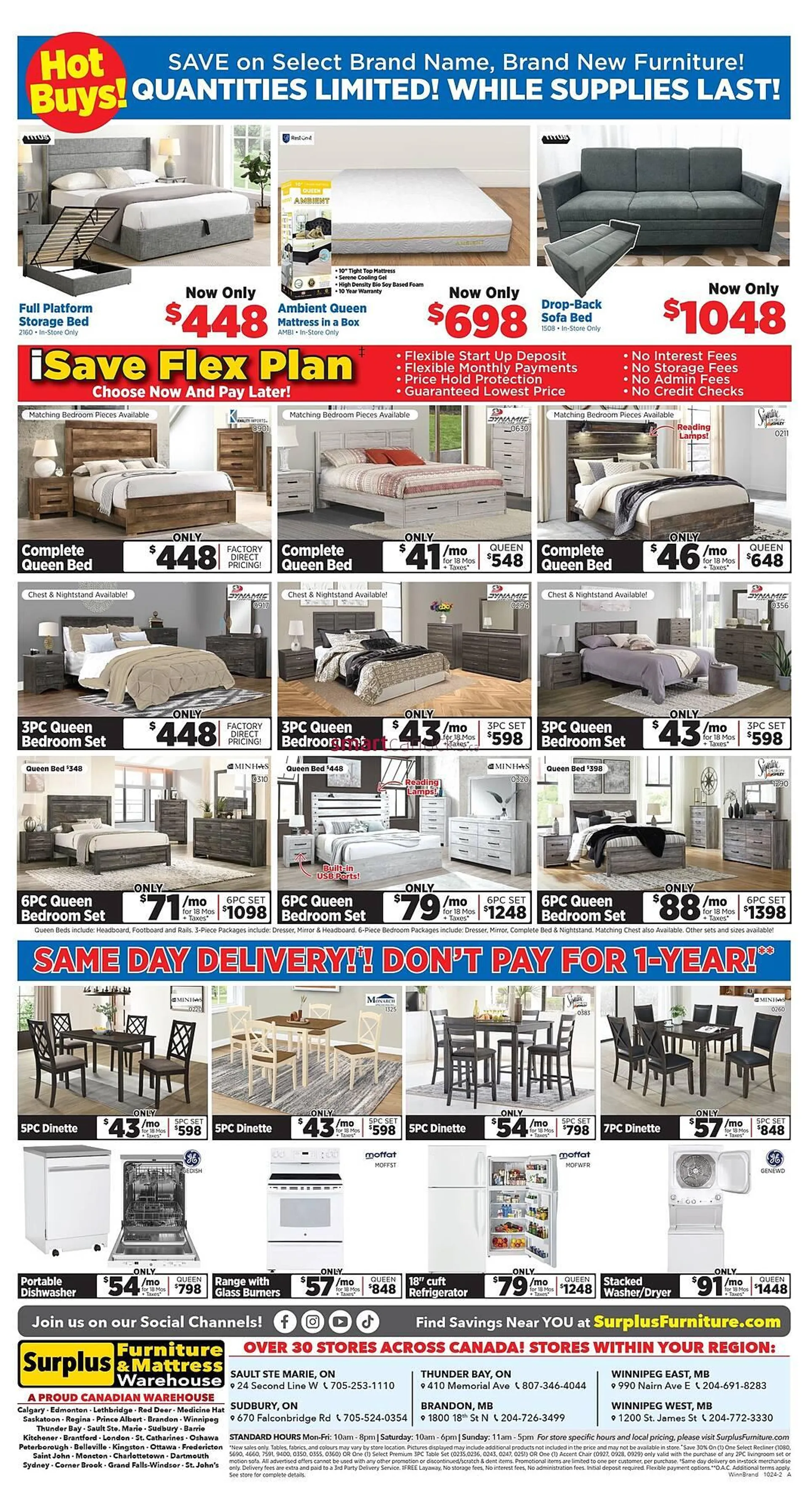 Surplus Furniture flyer from September 30 to October 27 2024 - flyer page 3