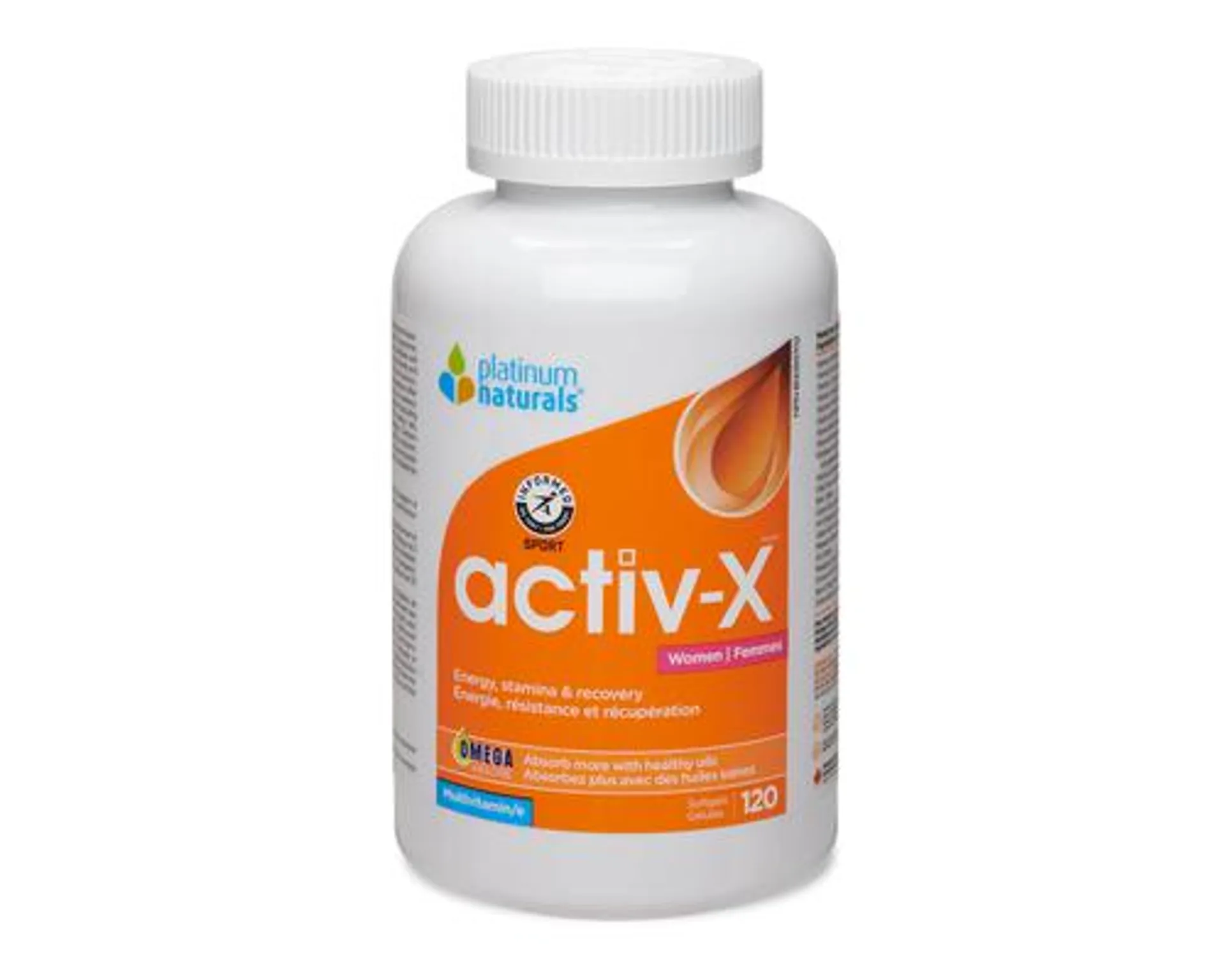 Platinum Naturals Activ-X for Women 120 Softgels