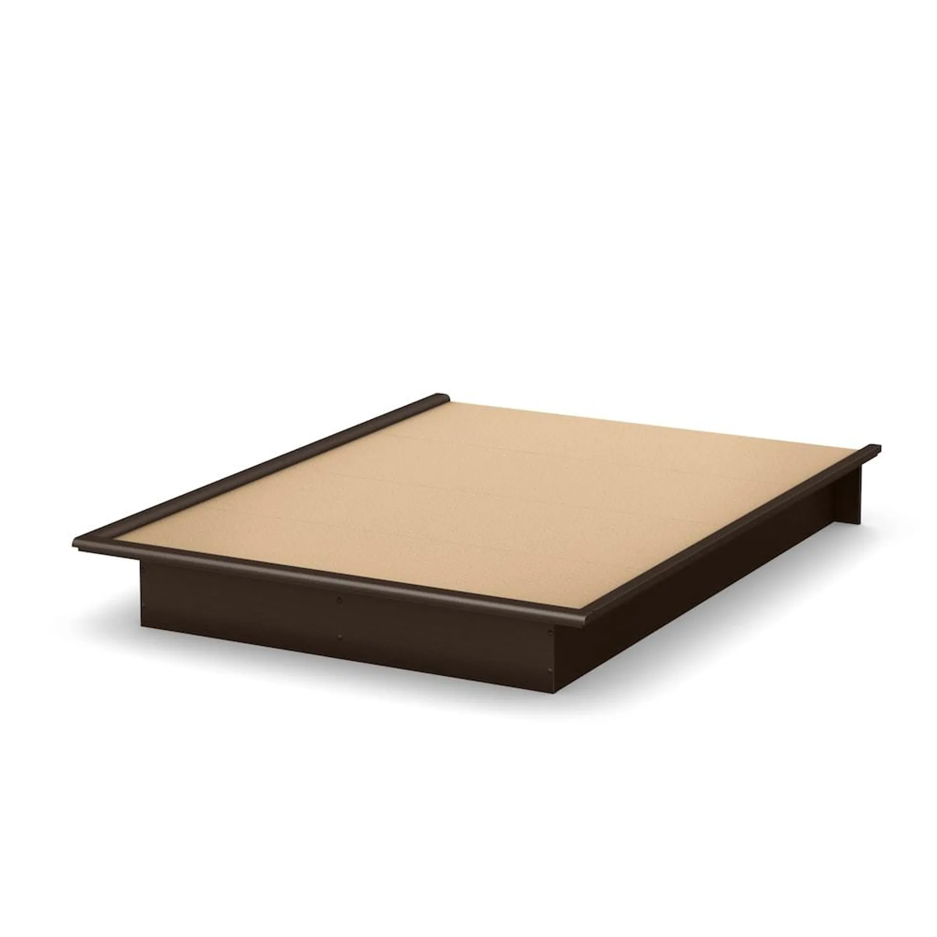 Step One 64 in. x 82.5 in. x 9.75 in. Queen Platform Bed in Chocolate