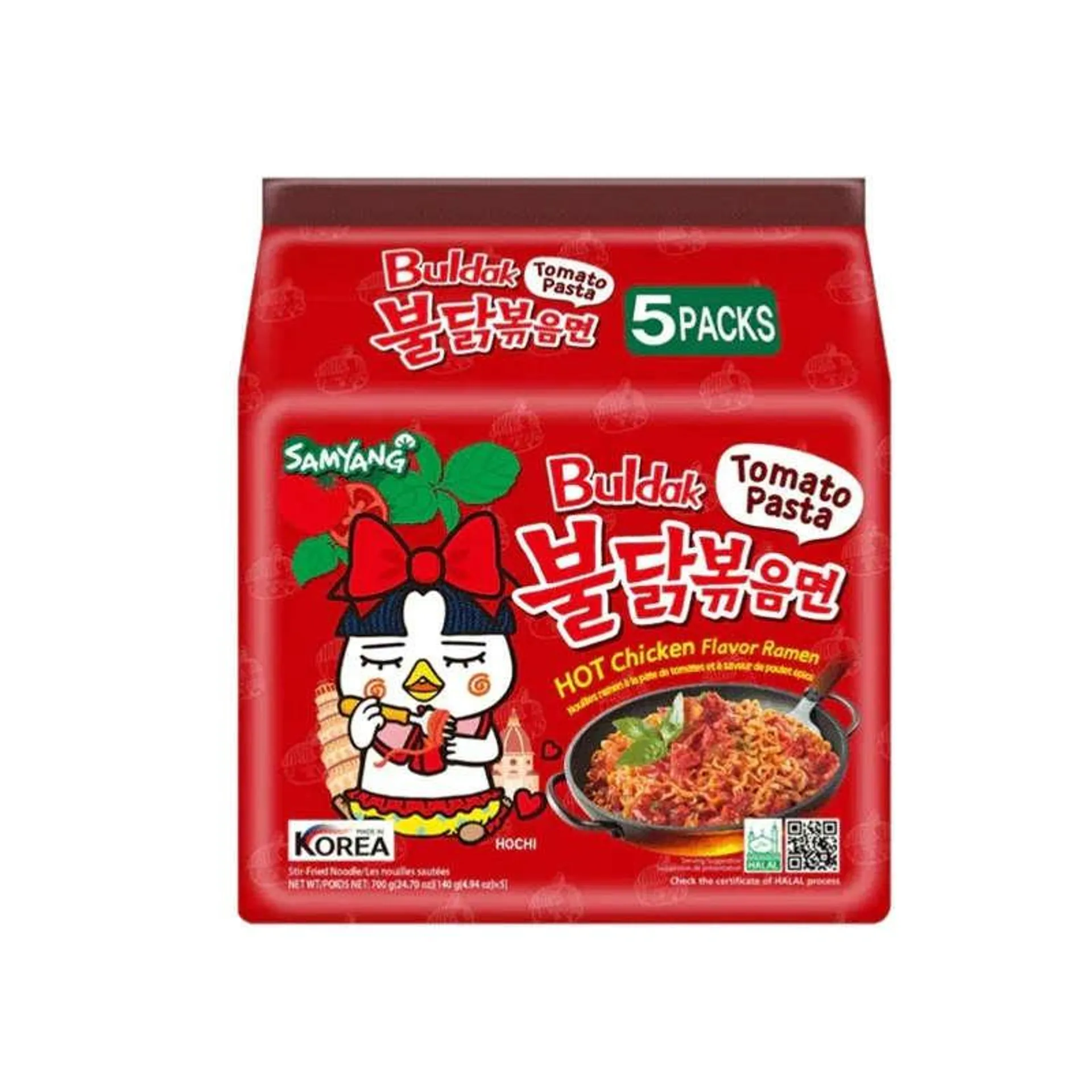 Samyang · Tomato Buldak Hot Chicken Ramen (5*140g)