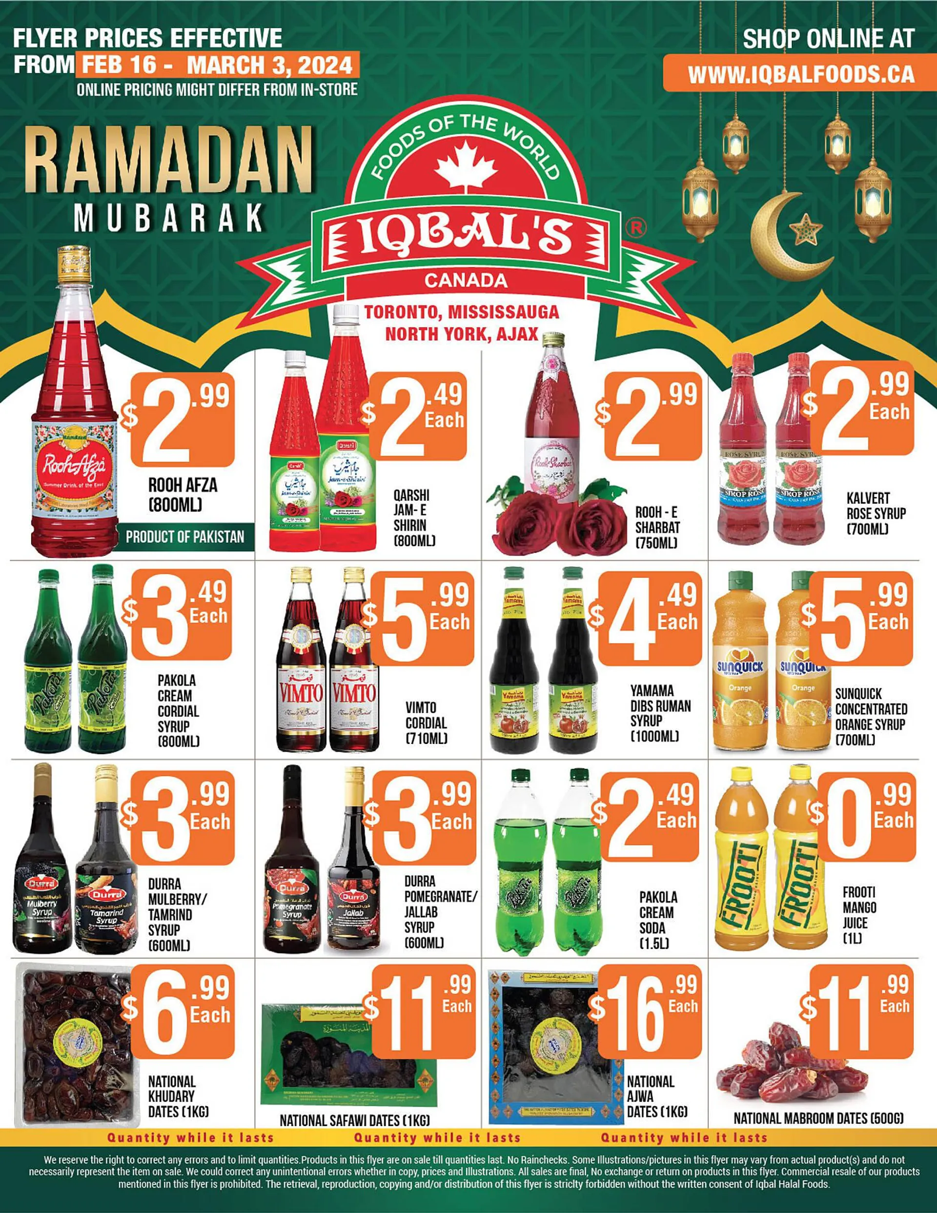 Iqbal Foods flyer from February 16 to February 22 2024 - flyer page 