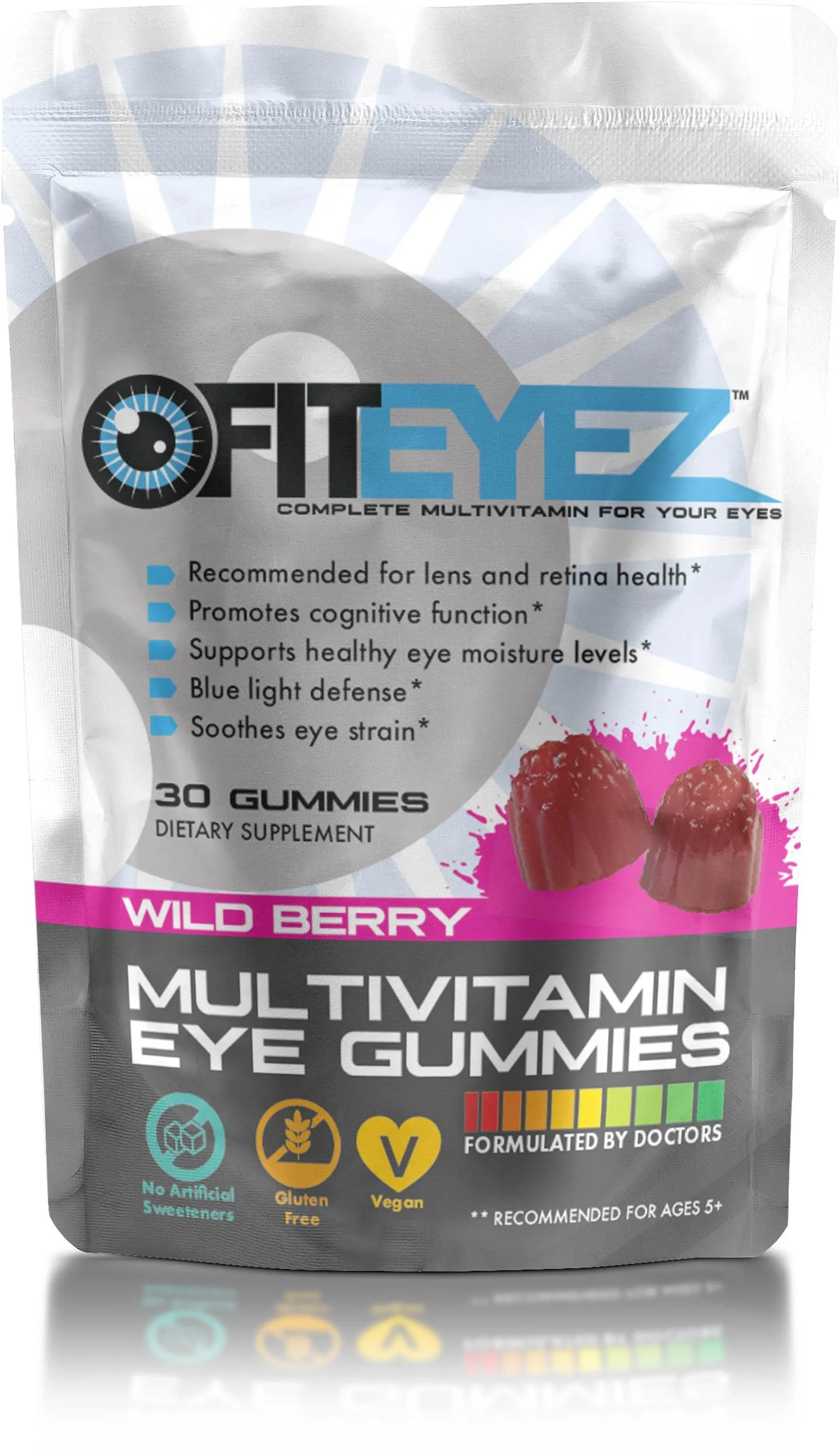 Vegan Wildberry Multivitamin Eye Gummies