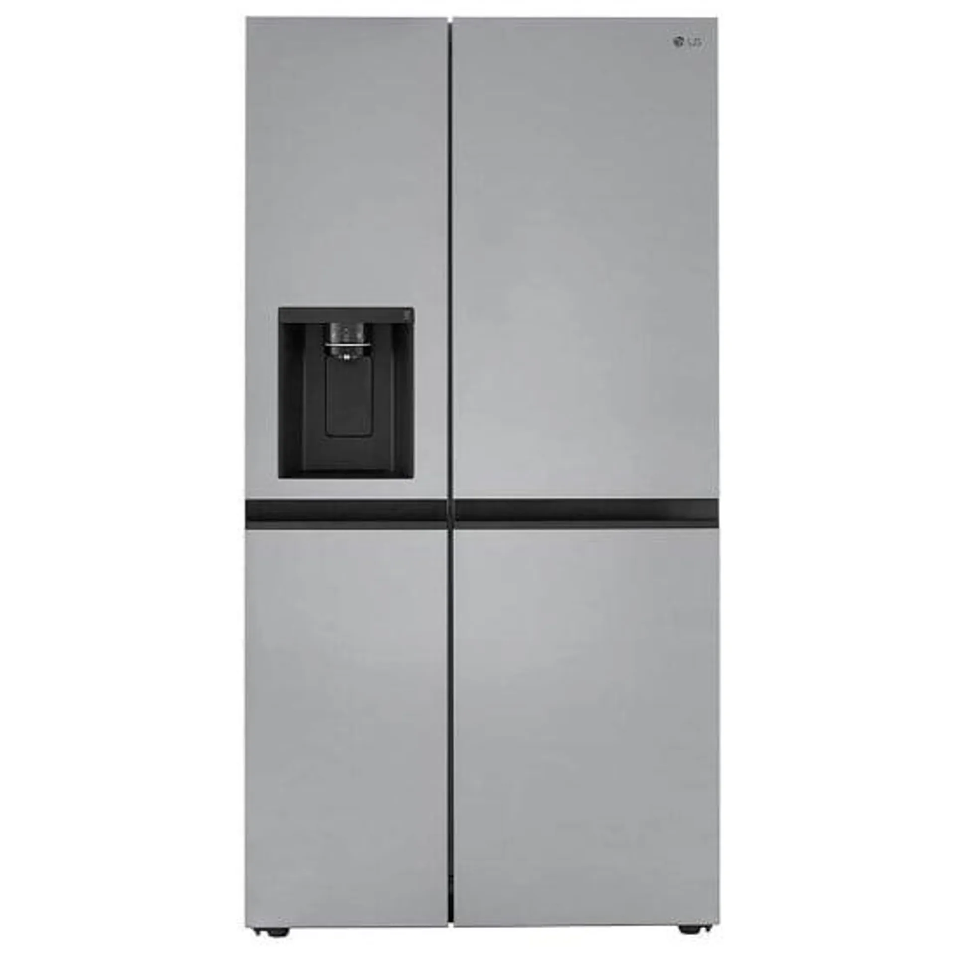 LG LRSXS2706V Side by Side Refrigerator, 36 inch Width, 27.1 cu. ft. Capacity, Platinum Silver colour