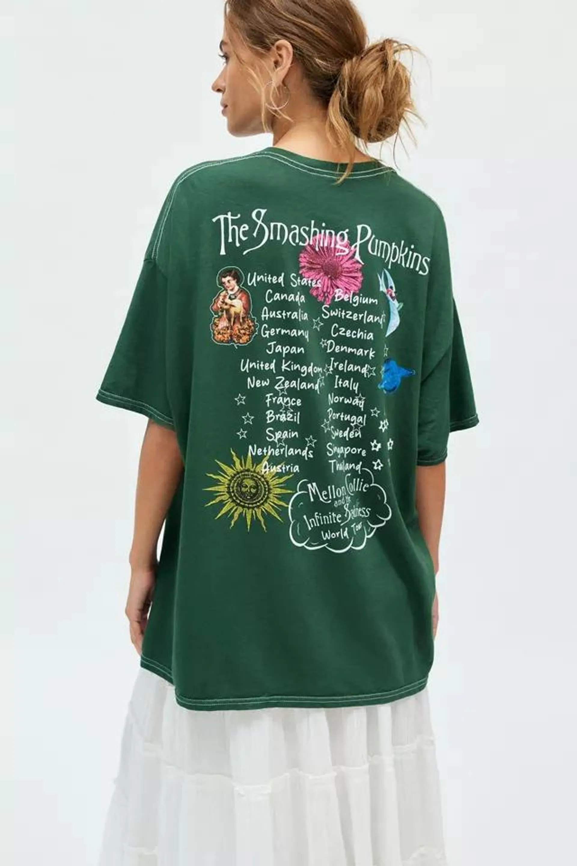 Smashing Pumpkins Tour Graphic T-Shirt Dress