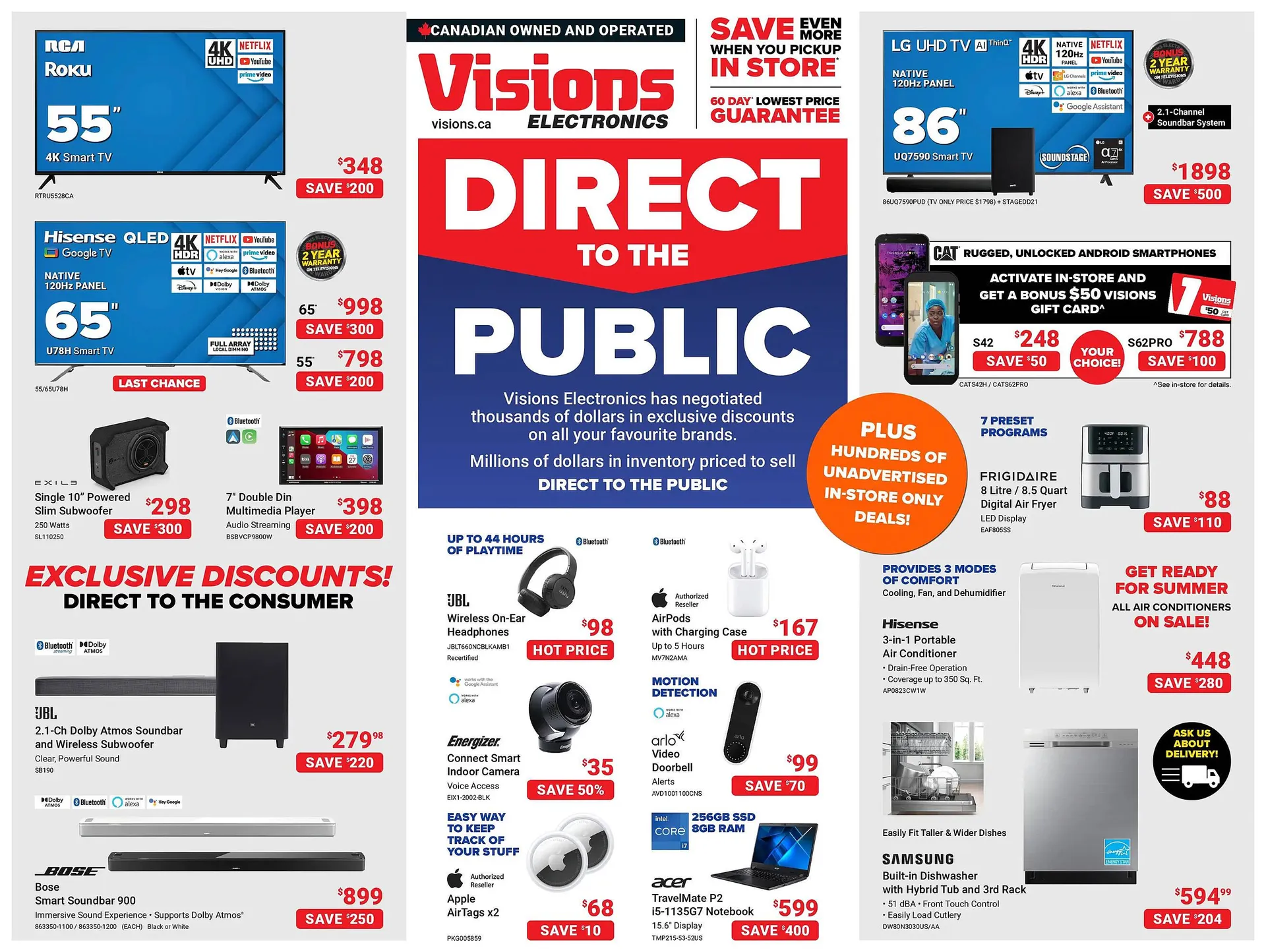 Visions Electronics flyer - 1