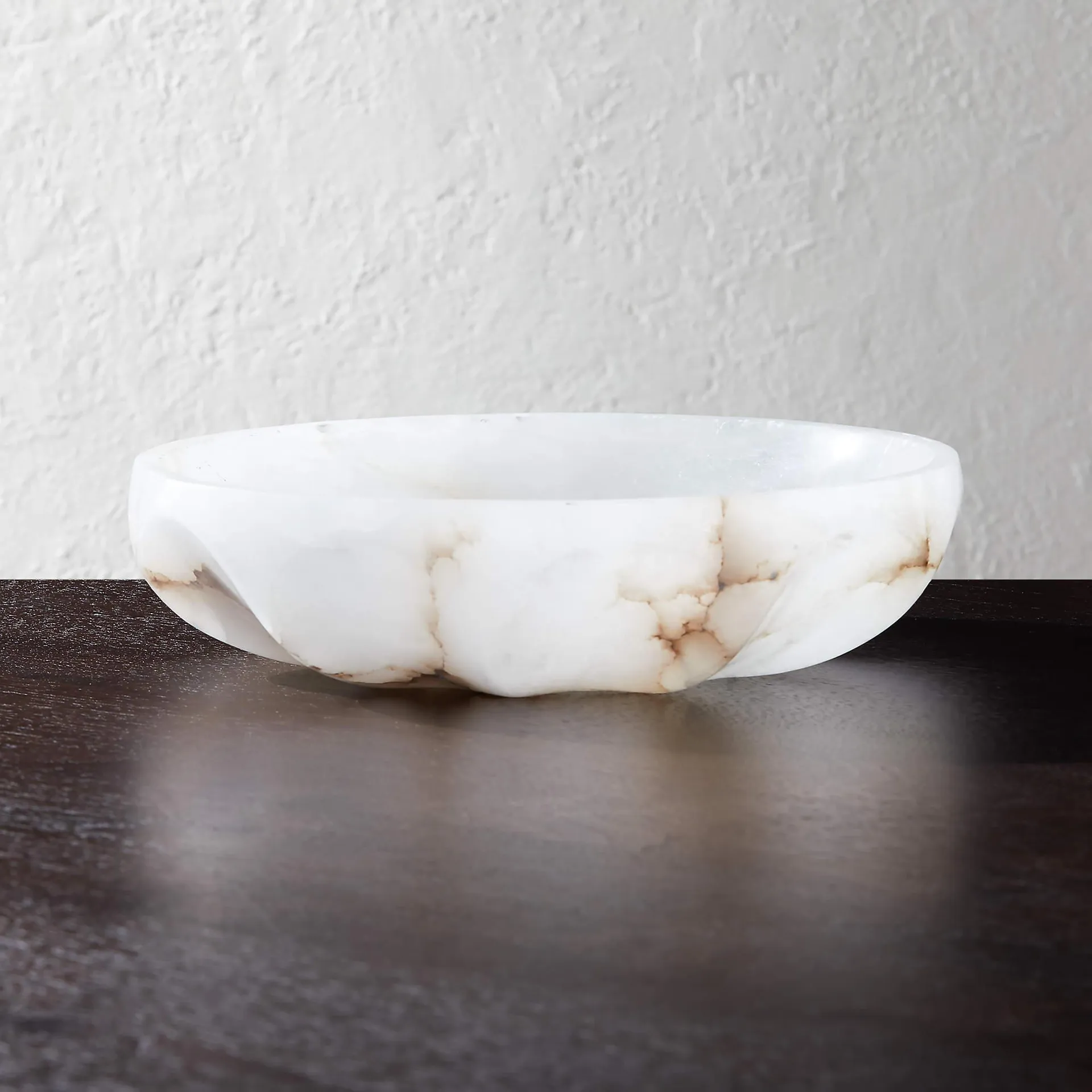 Oyster Alabaster Decorative Bowl