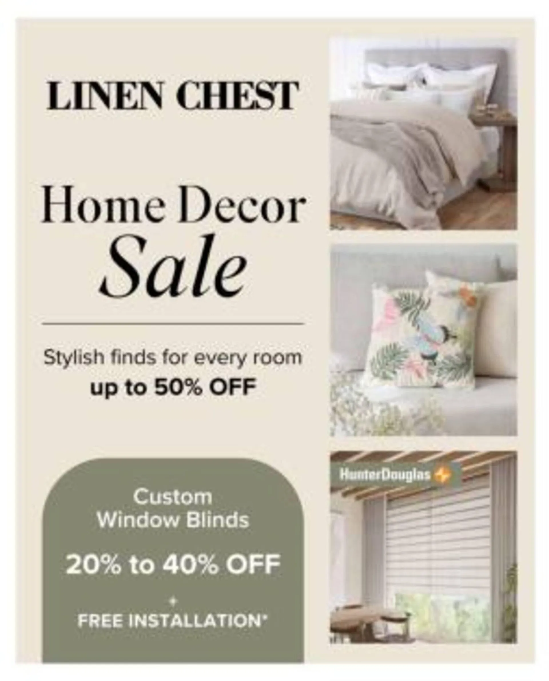Linen Chest flyer from April 3 to April 17 2024 - flyer page 