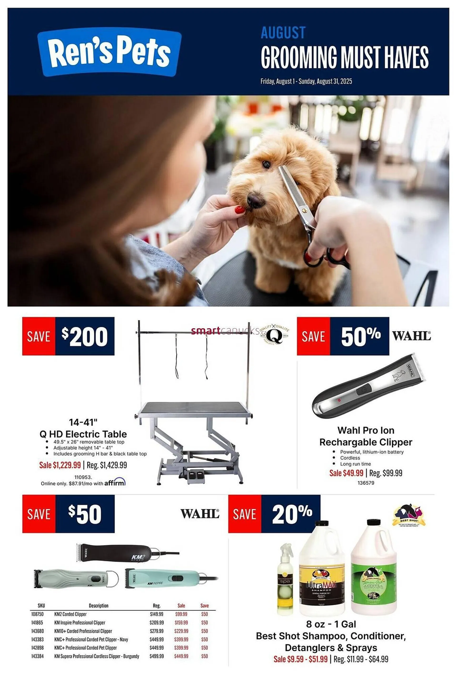Ren’s Pets Depot flyer from July 31 to August 6 2025 - flyer page 1