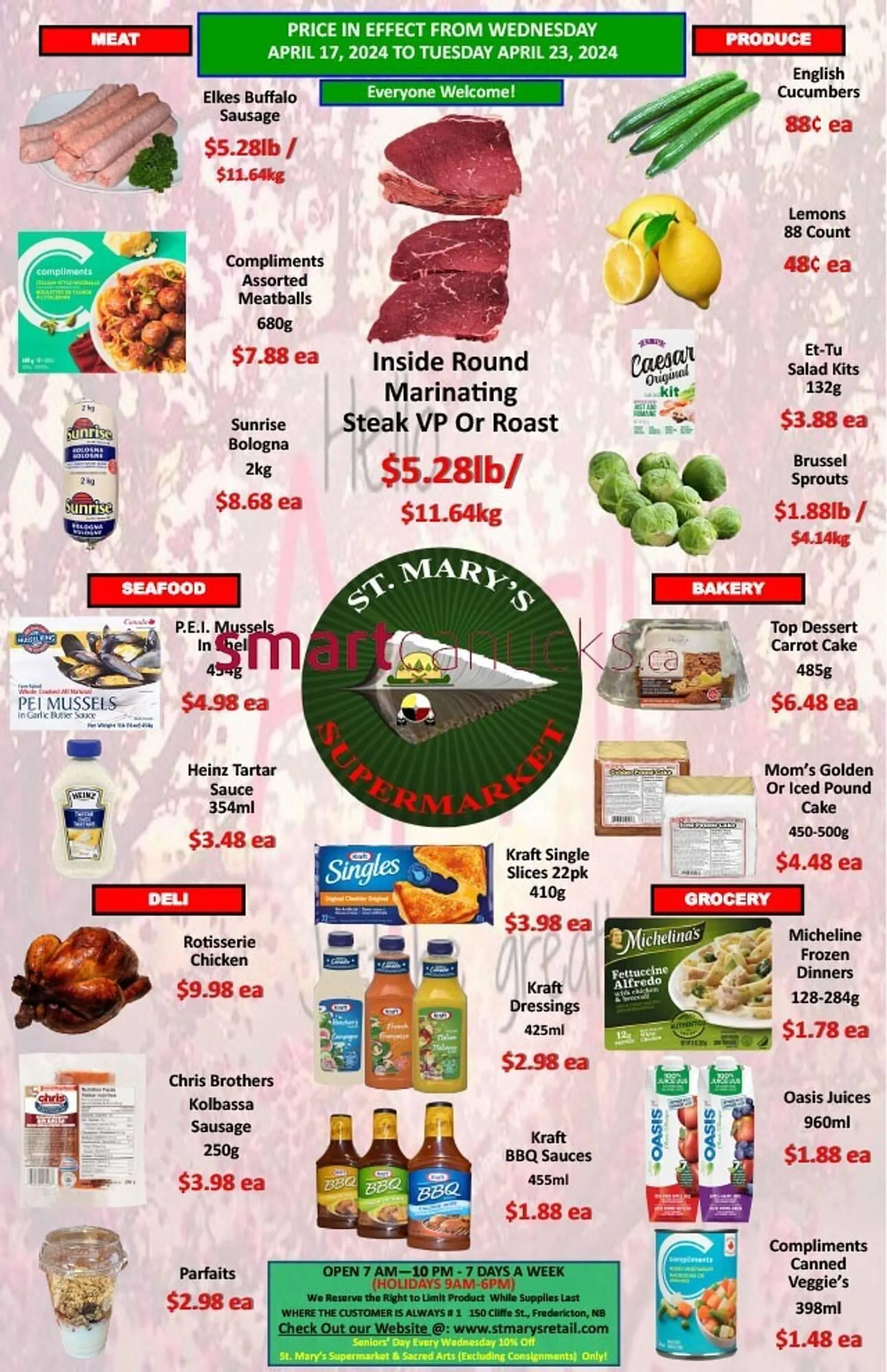 St. Marys Supermarket flyer - 1