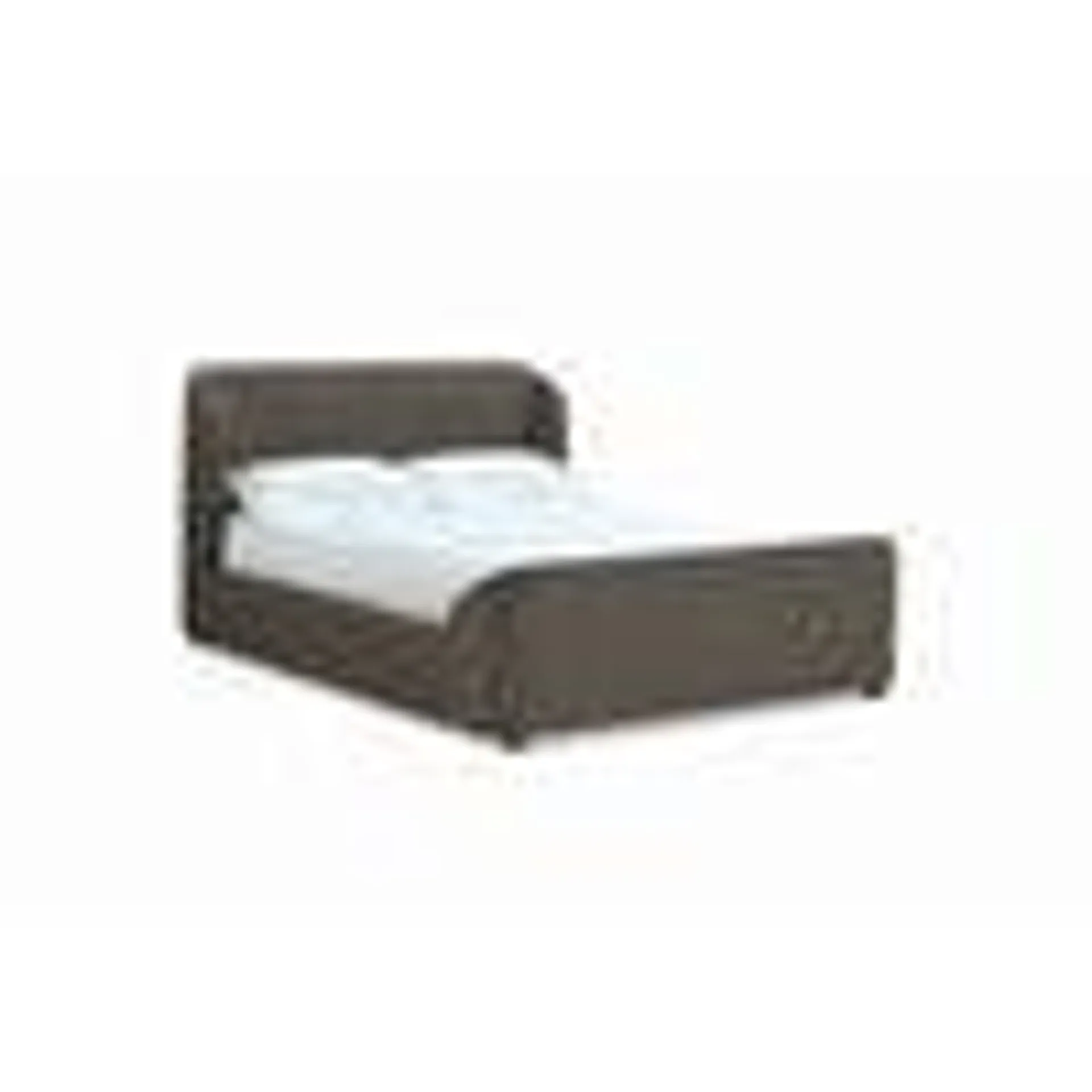 Kiki Upholstered Bed - Pumpernickel