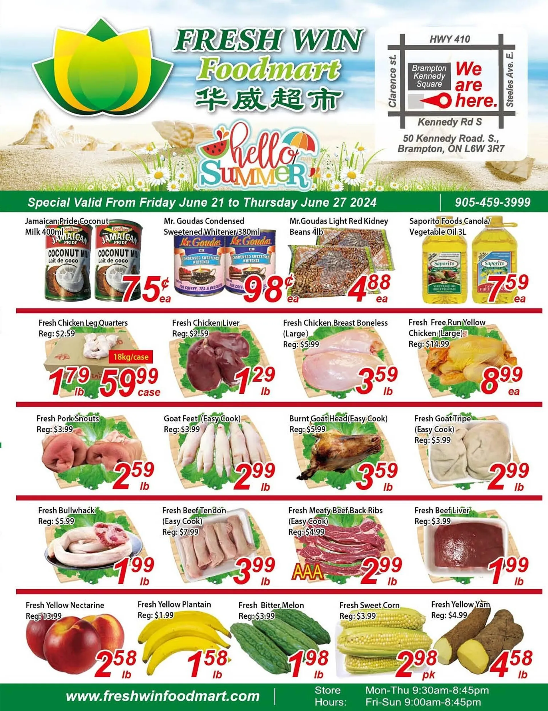 Fresh Win Foodmart flyer - 1