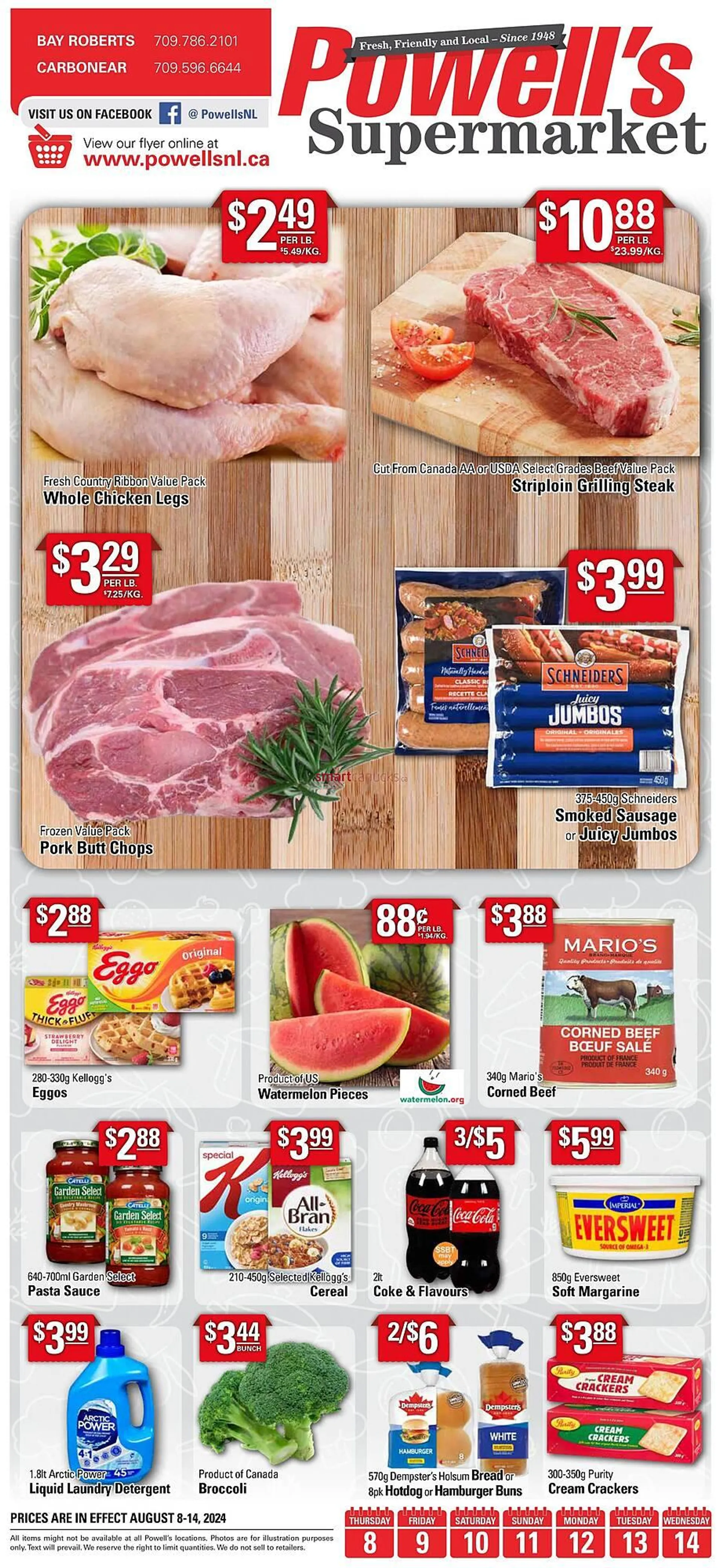 Powells Supermarket flyer - 1