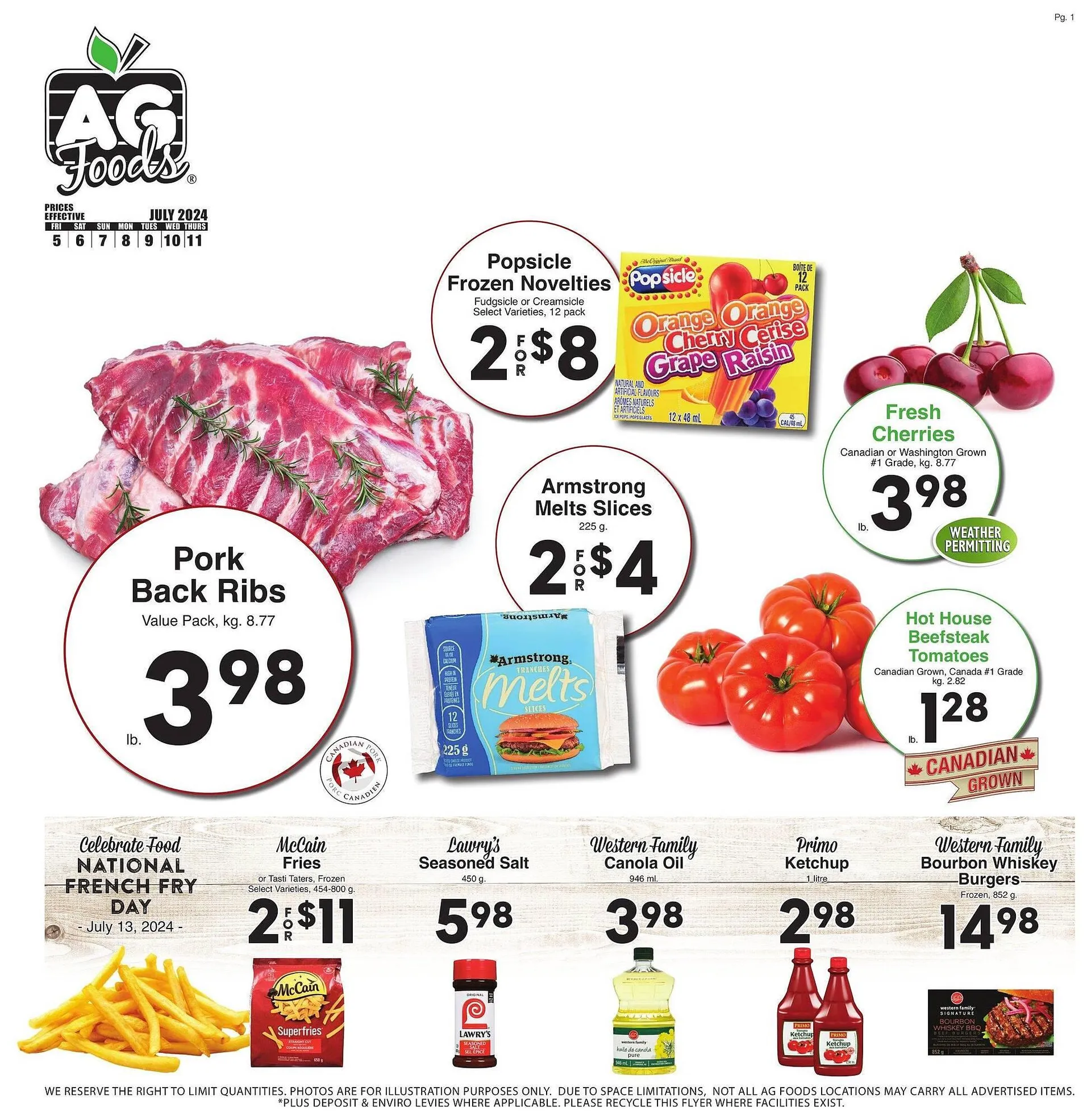 AG Foods flyer - 1