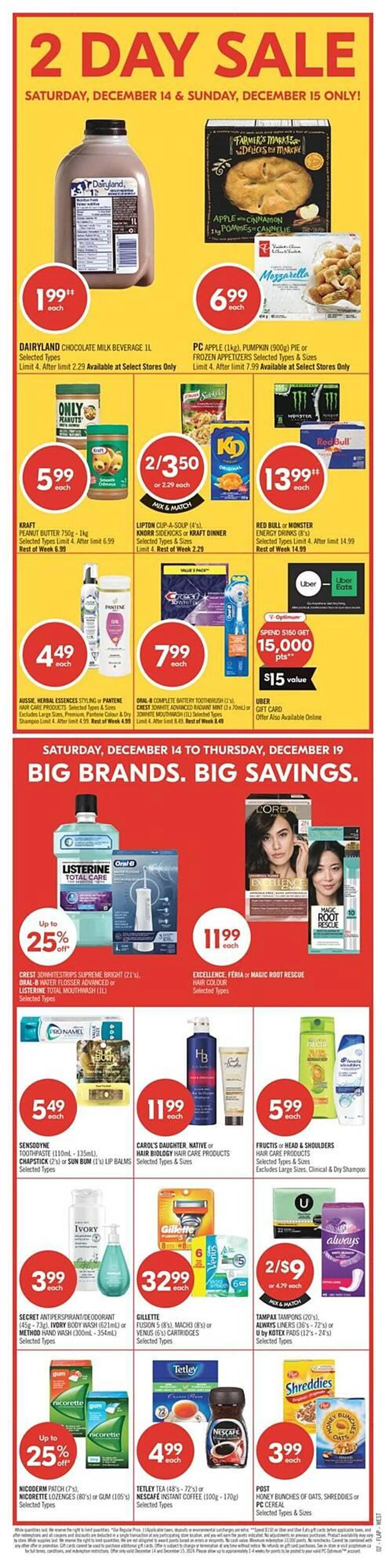 Shoppers Drug Mart flyer from December 12 to December 19 2024 - flyer page 5