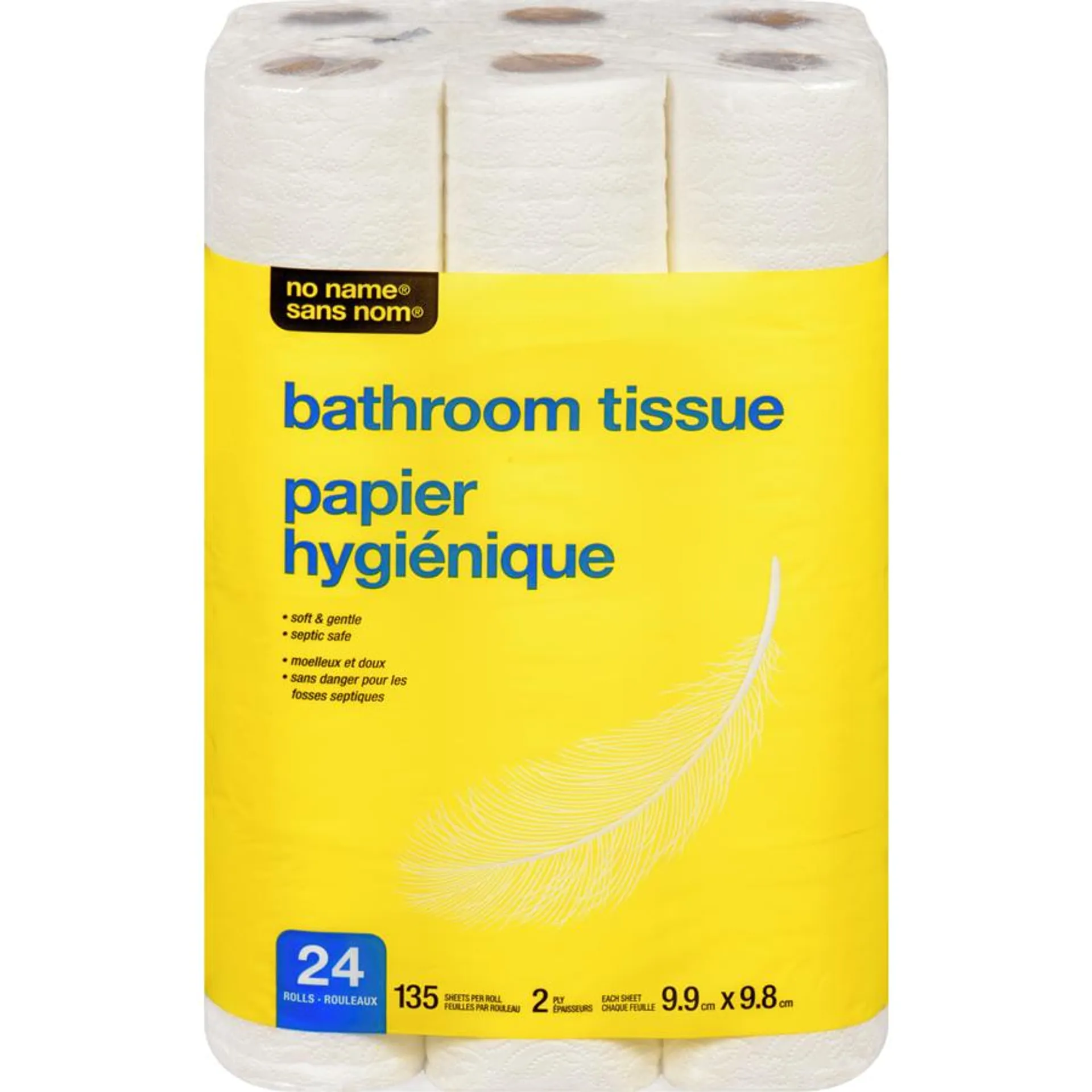 Bathroom tissue, 24 Rolls