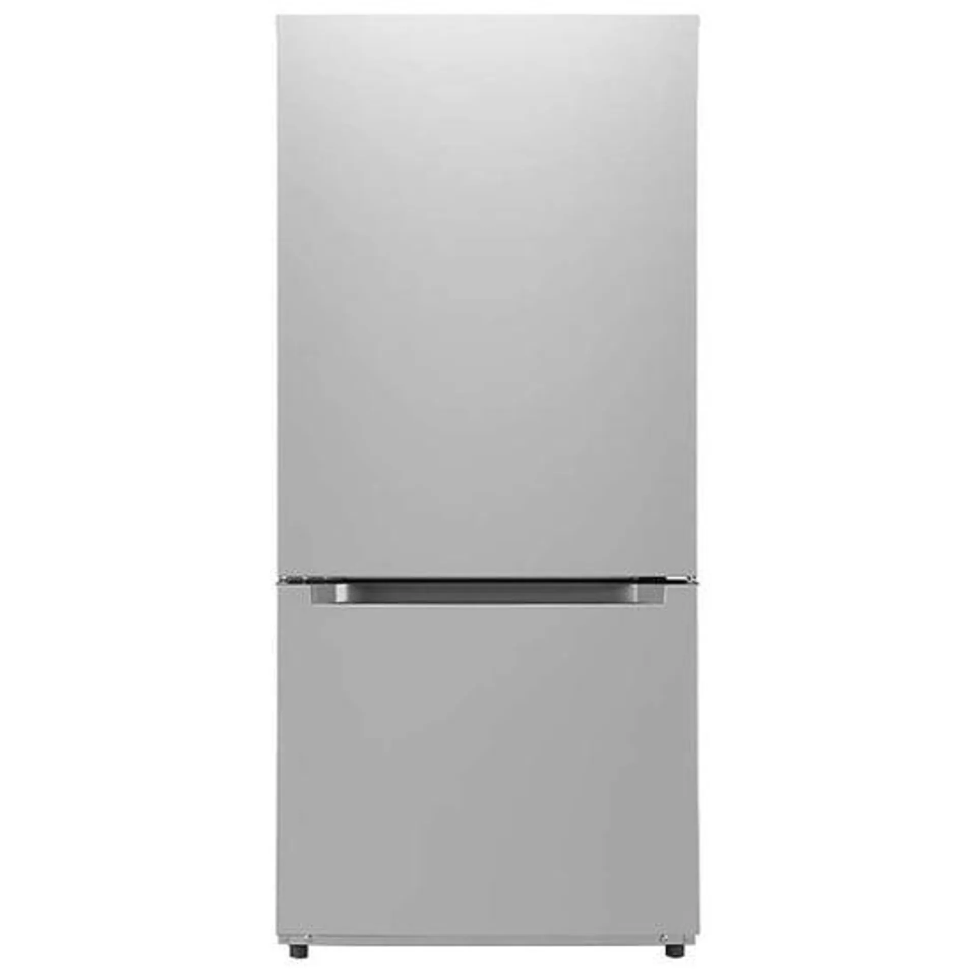 Midea MRB19B7AST Bottom Freezer Refrigerator, 30 inch Width, ENERGY STAR Certified, 18.7 cu. ft. Capacity, Stainless Steel colour