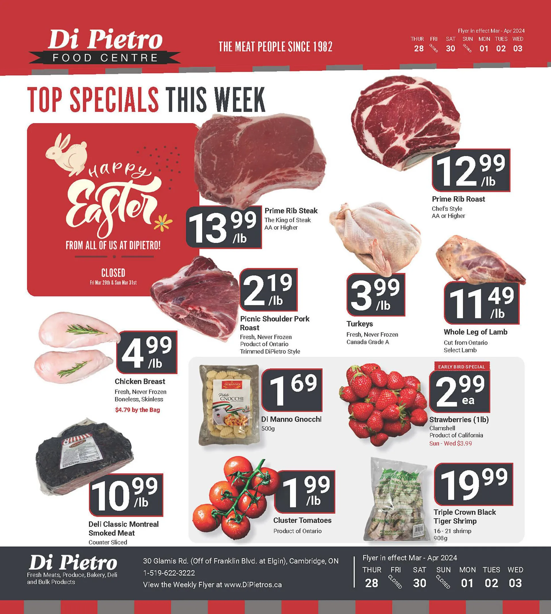 Di Pietro flyer from March 28 to April 3 2024 - flyer page 1
