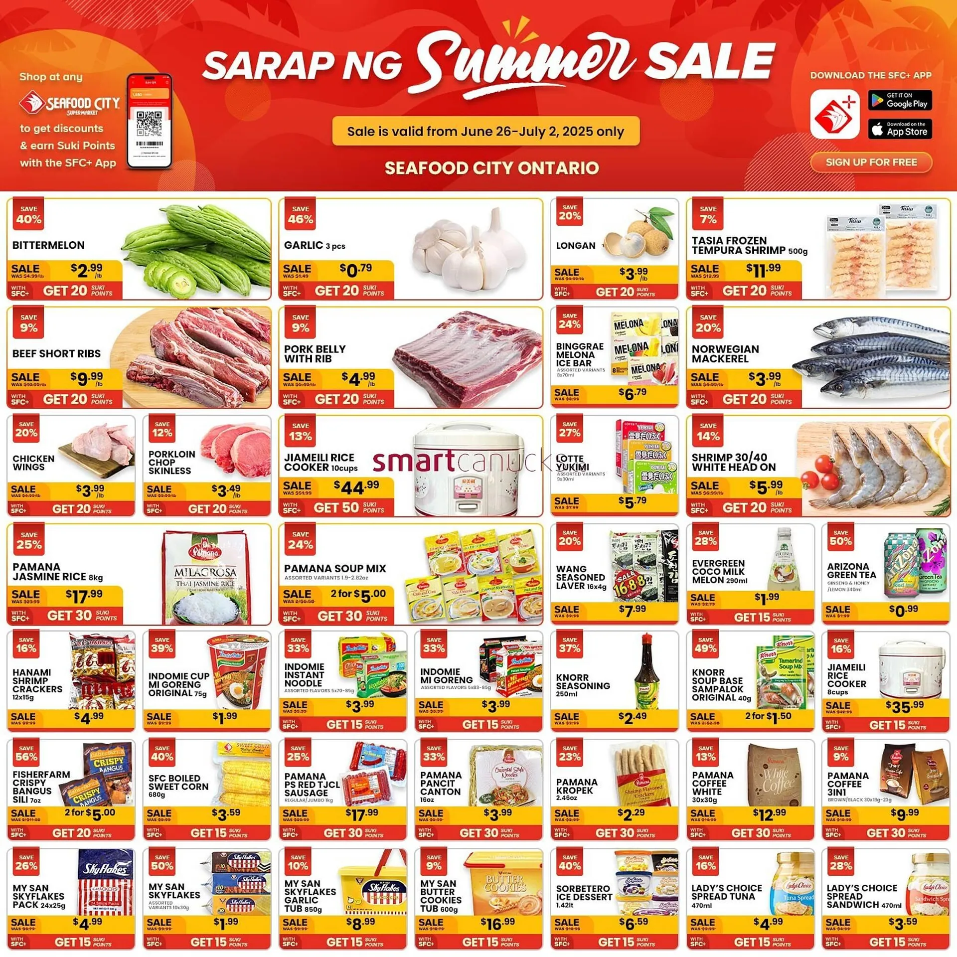 Seafood City Supermarket flyer from June 26 to July 2 2025 - flyer page 1
