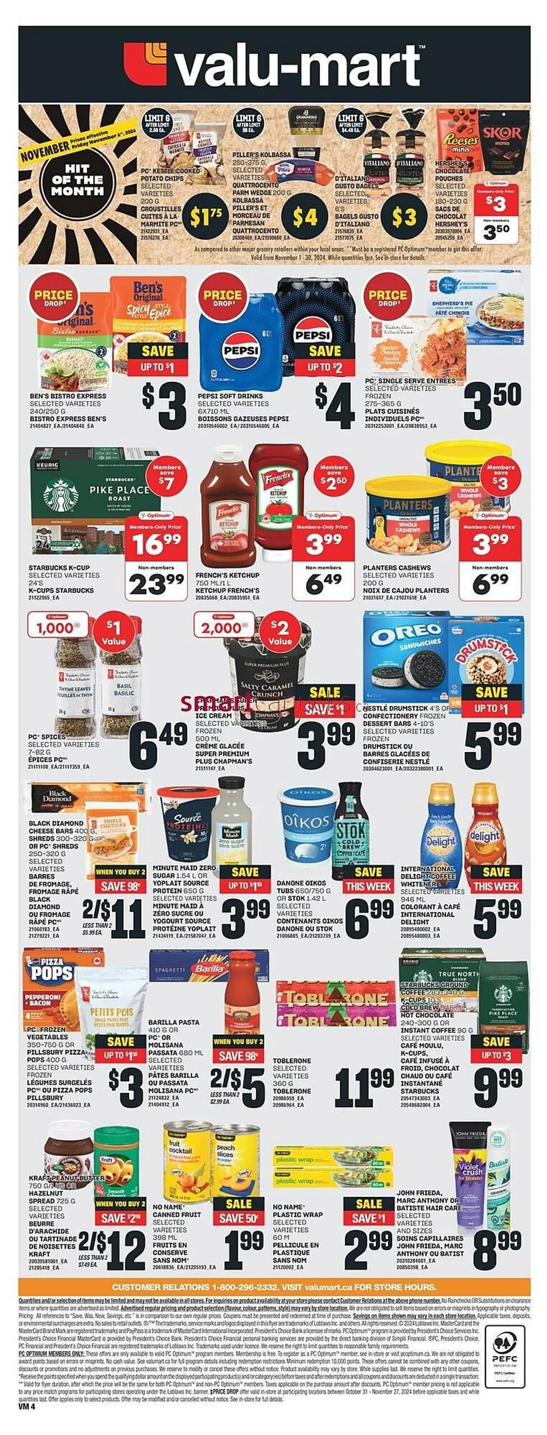 Valu-mart flyer from November 1 to November 7 2024 - flyer page 3