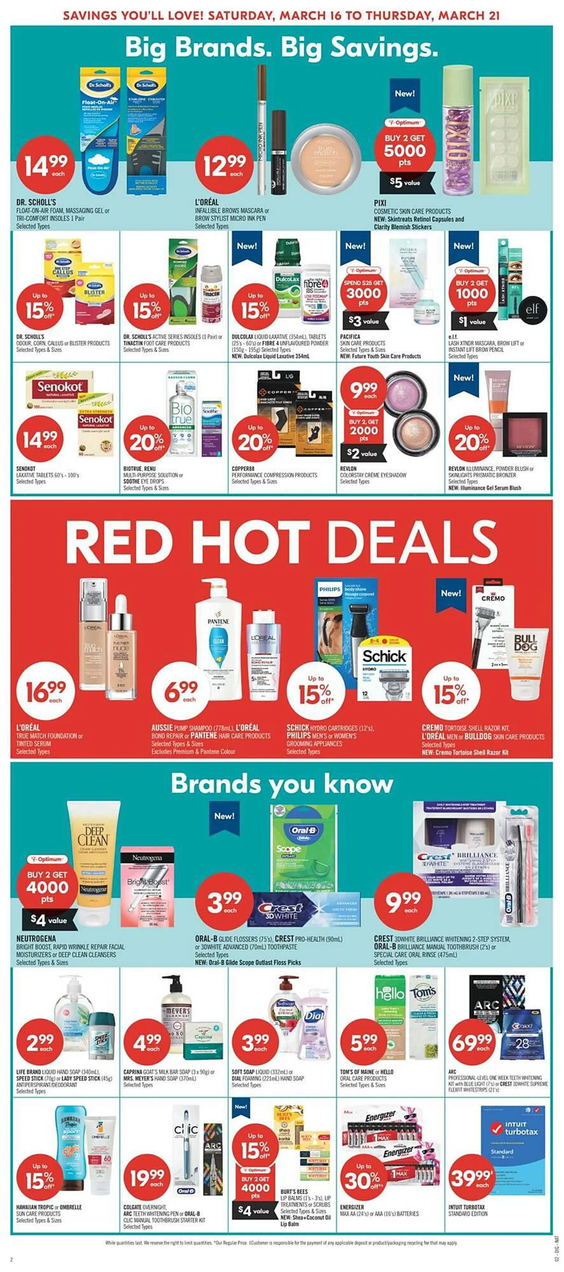 Shoppers Drug Mart flyer from March 16 to March 21 2024 - flyer page 15