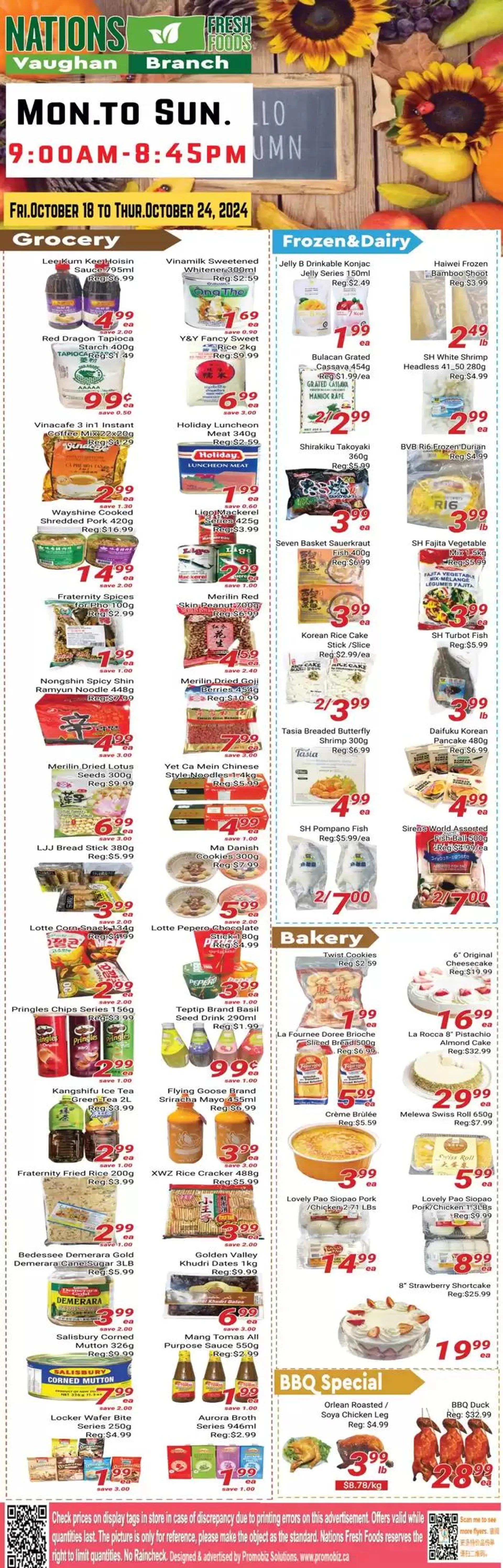 Exclusive deals and bargains from October 18 to November 1 2024 - flyer page 1