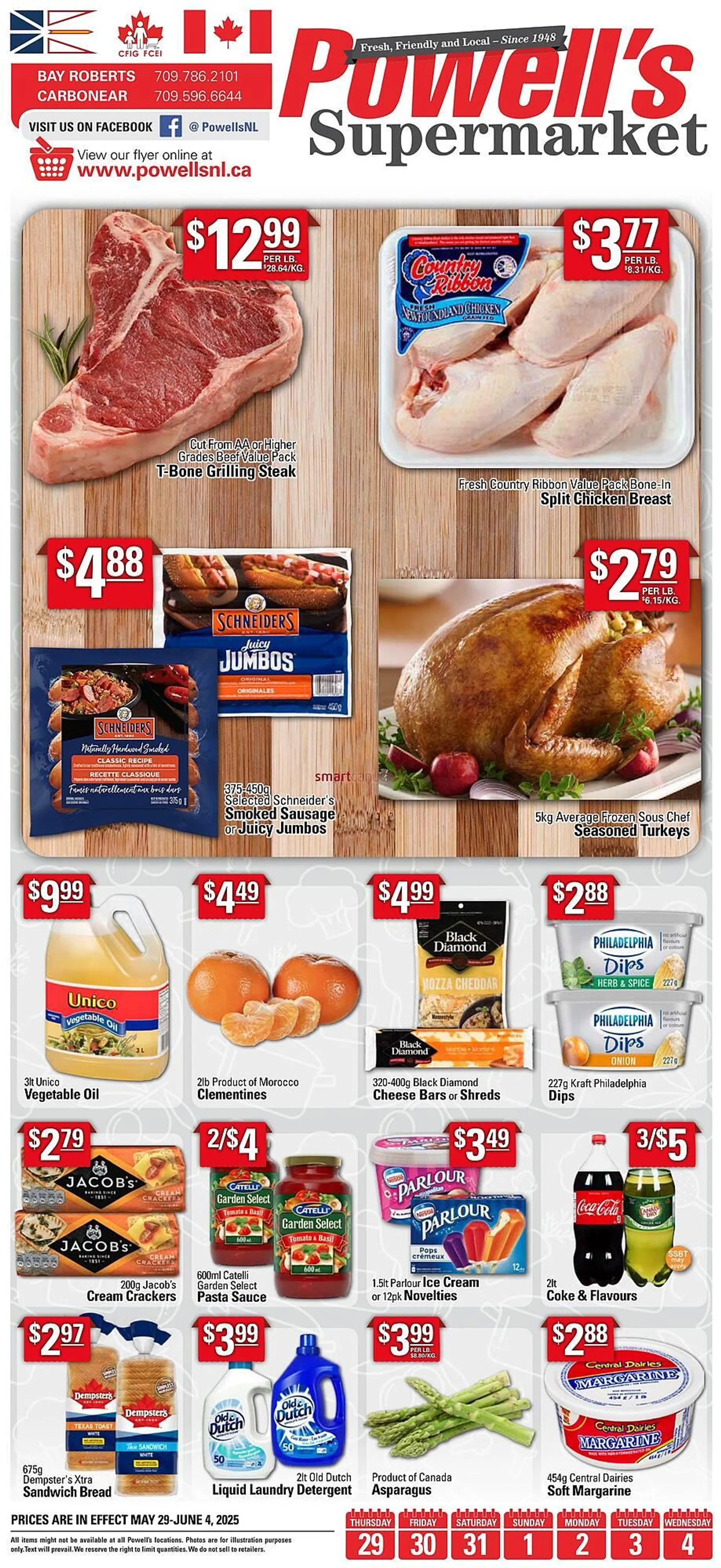 Powell's Supermarket flyer from May 29 to June 4 2025 - flyer page 1