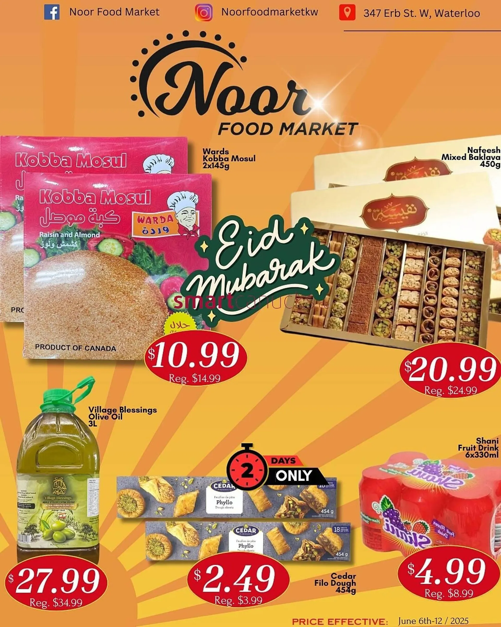 Noor Food Market flyer from June 6 to June 12 2025 - flyer page 1