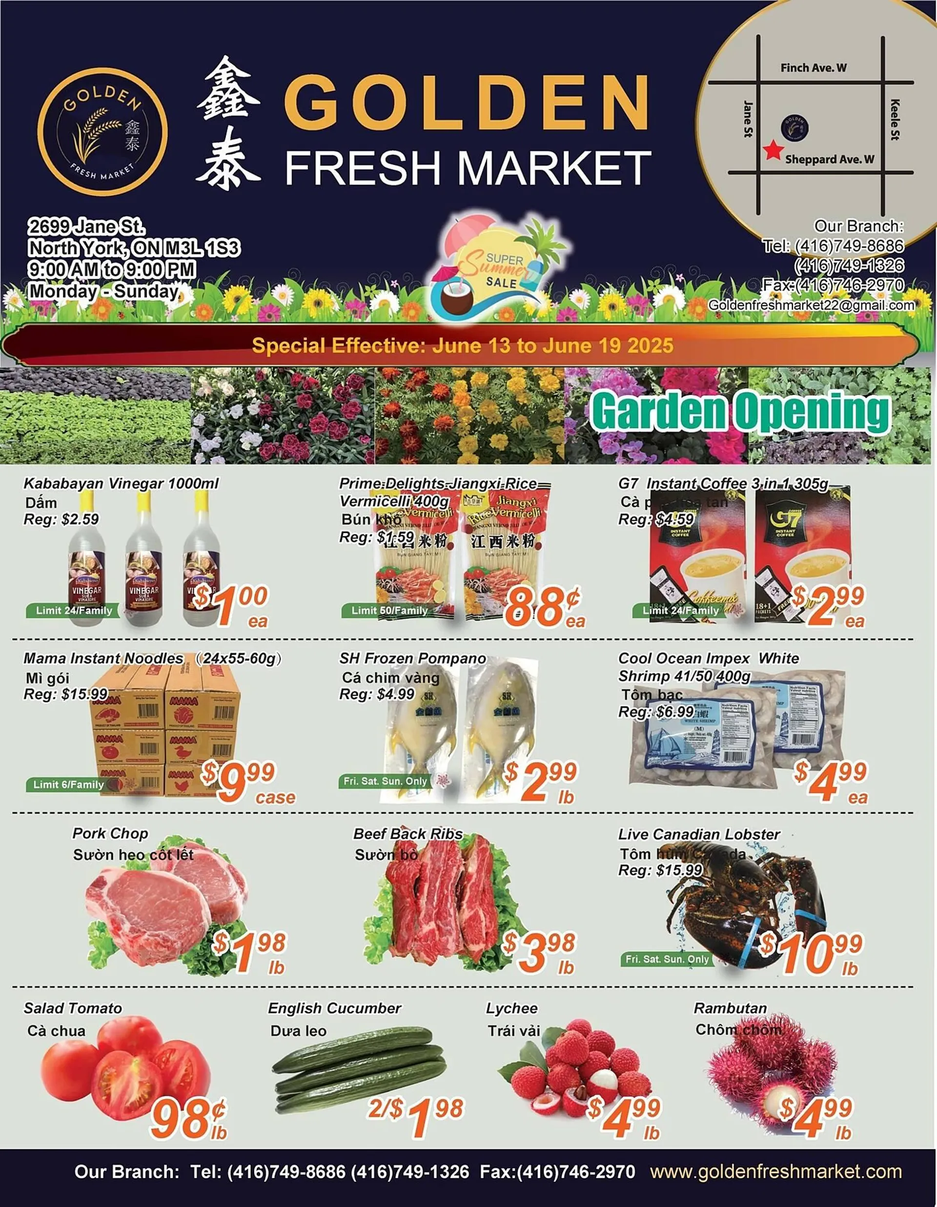 Golden Fresh Market flyer from June 13 to June 19 2025 - flyer page 1