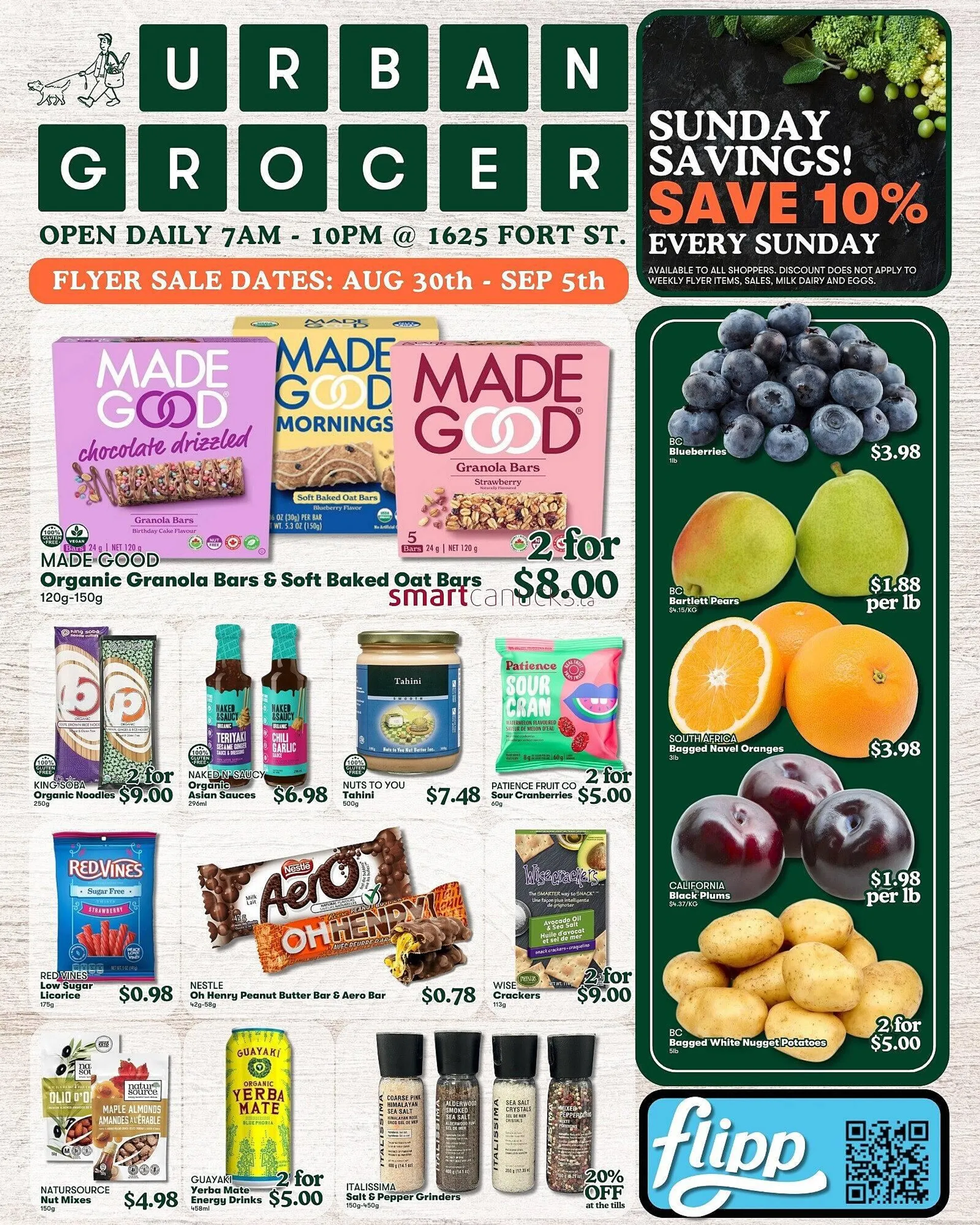 Urban Grocer flyer - 1