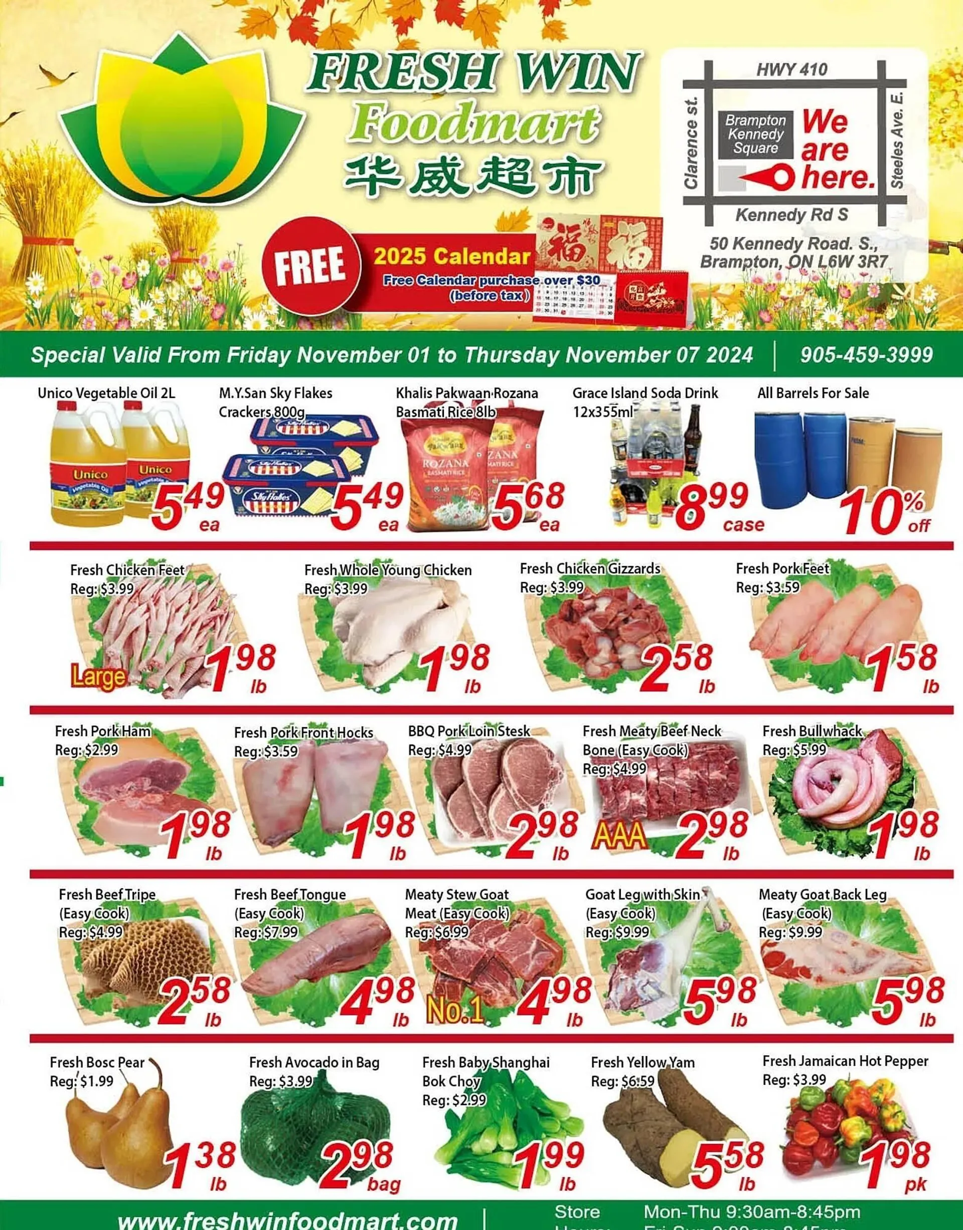 Fresh Win Foodmart flyer - 1