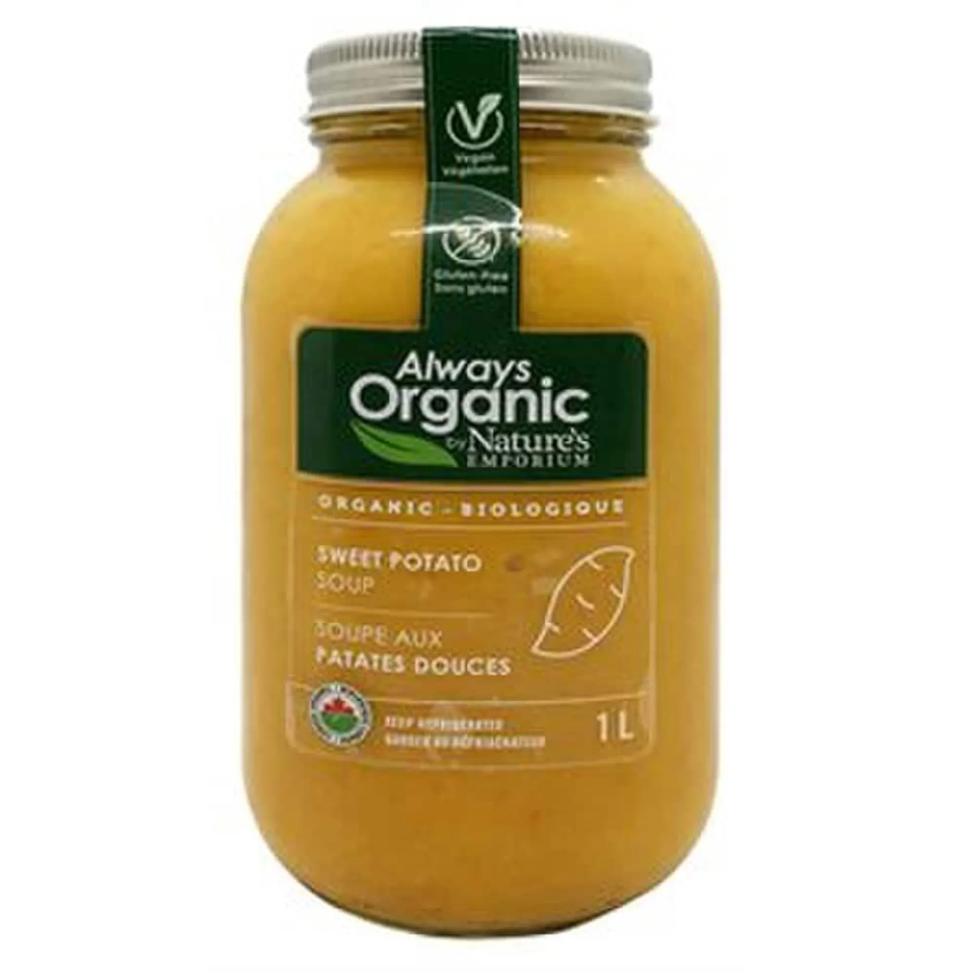 Always Organic Soup Sweet Potatoes Org 1L