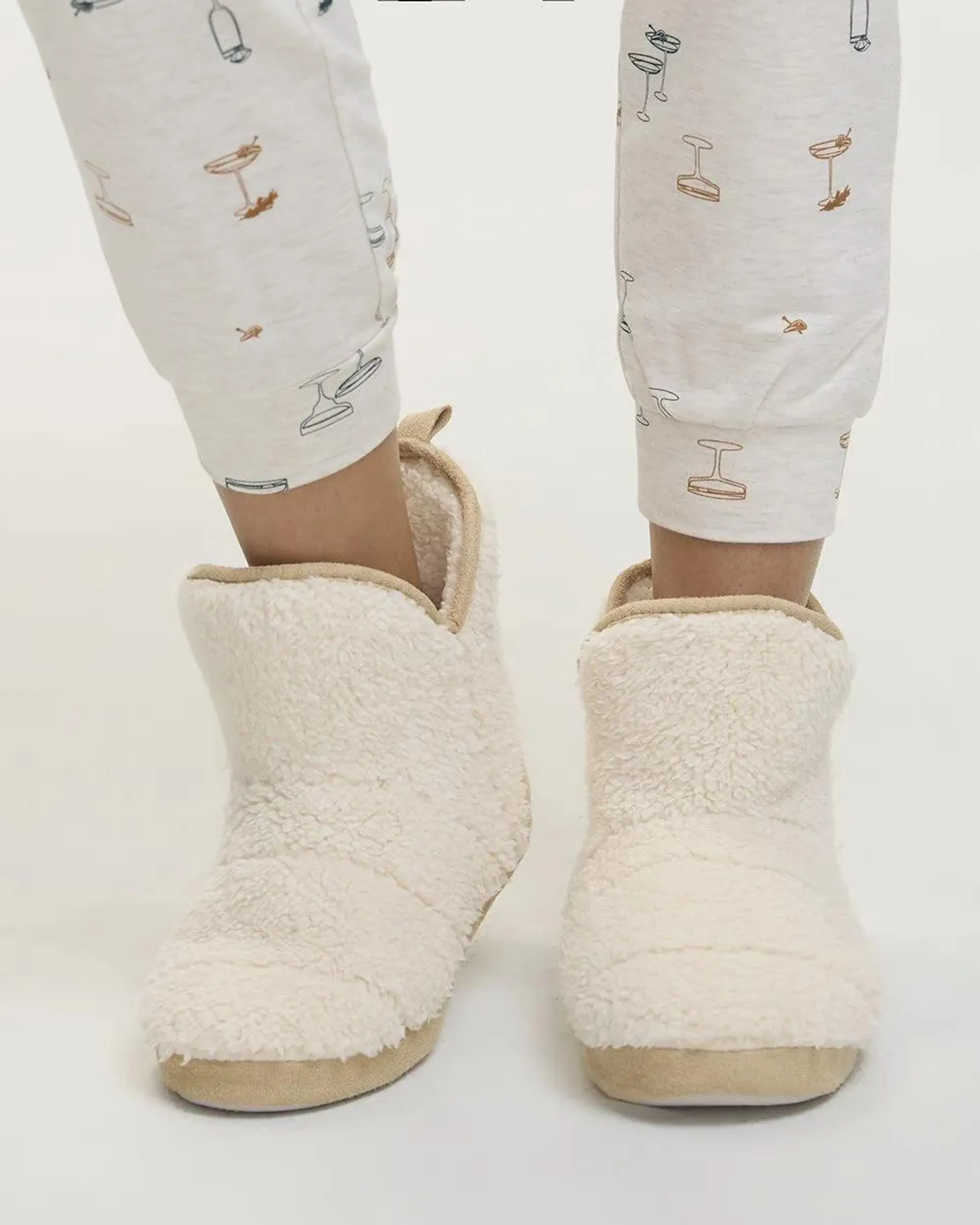 Sherpa Bootie Slippers