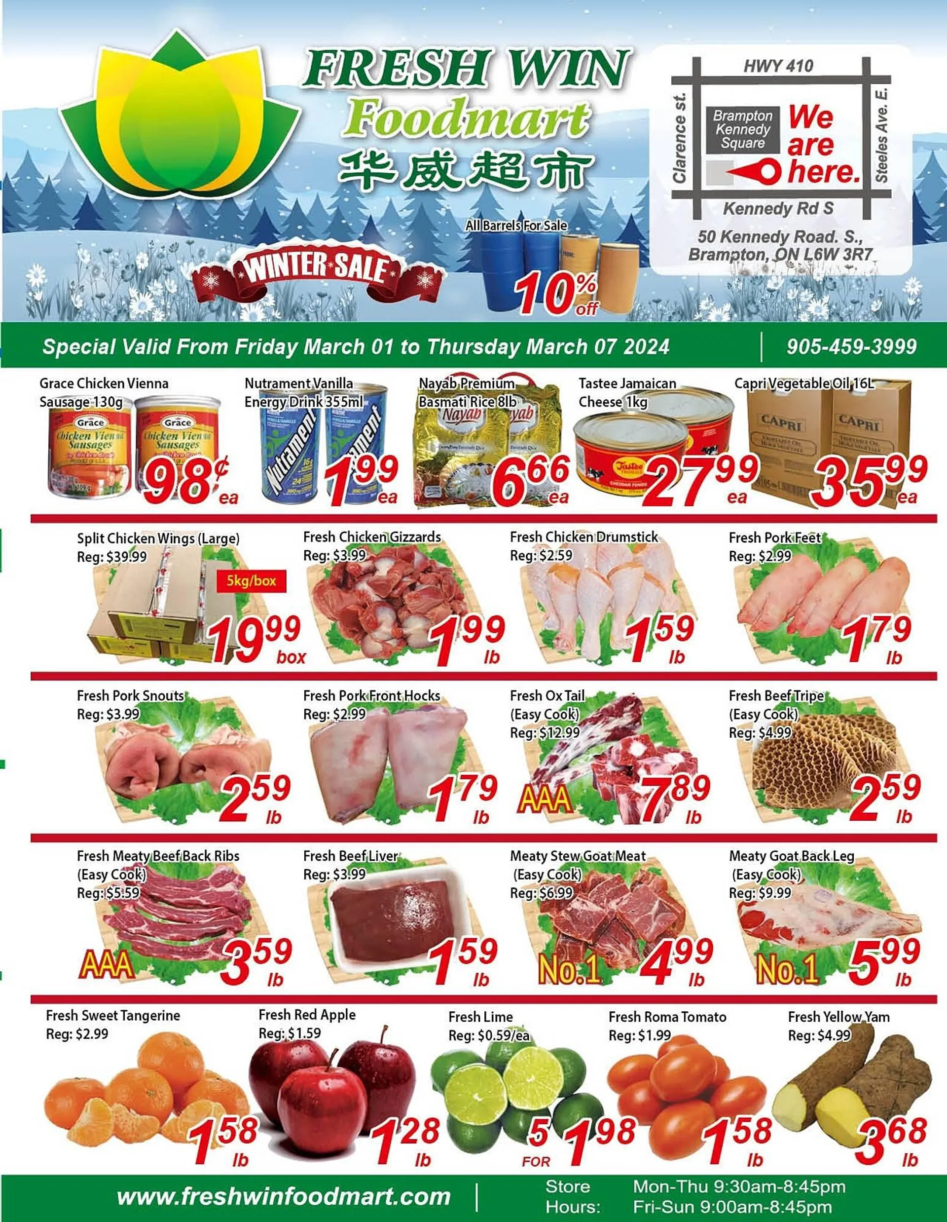 Fresh Win Foodmart flyer from March 1 to March 7 2024 - flyer page 