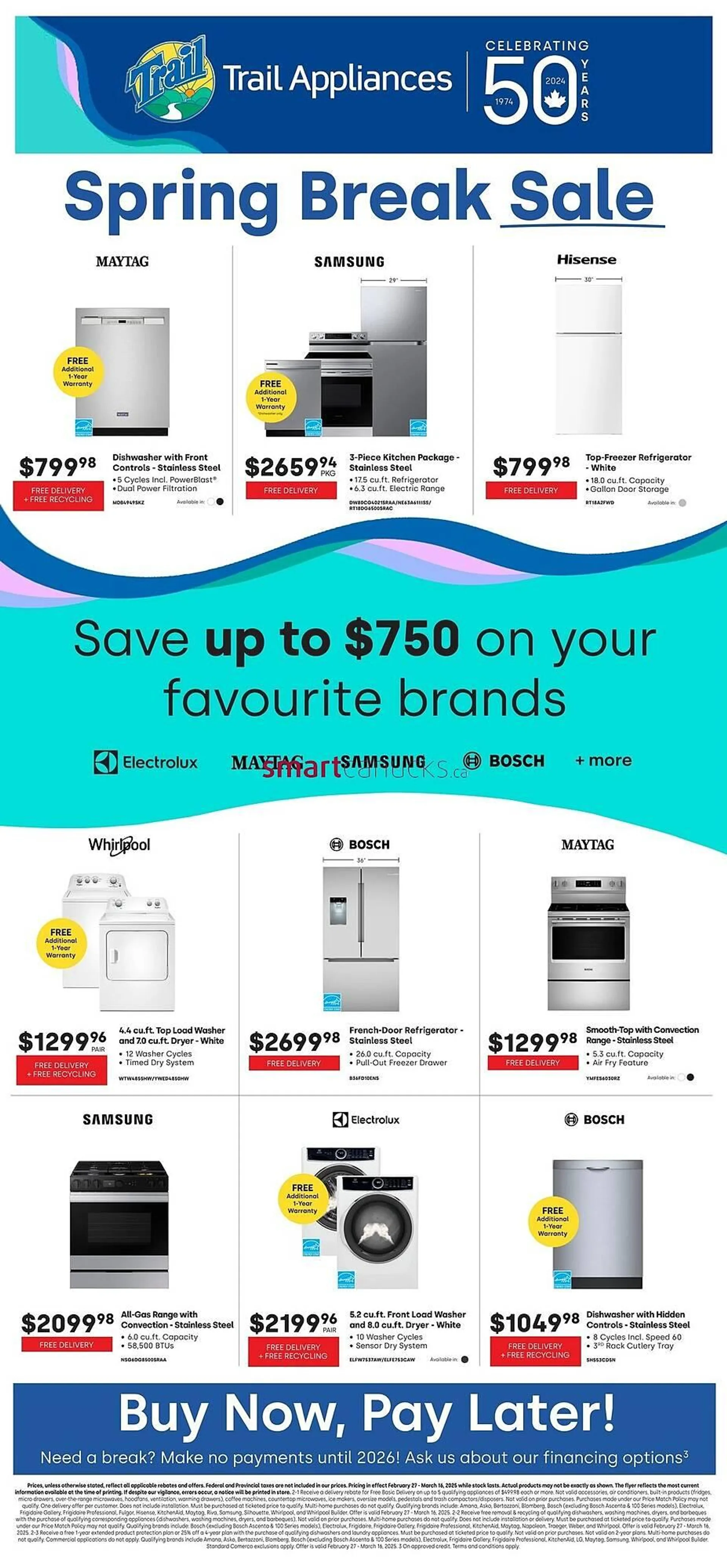 Trail Appliances flyer - 1