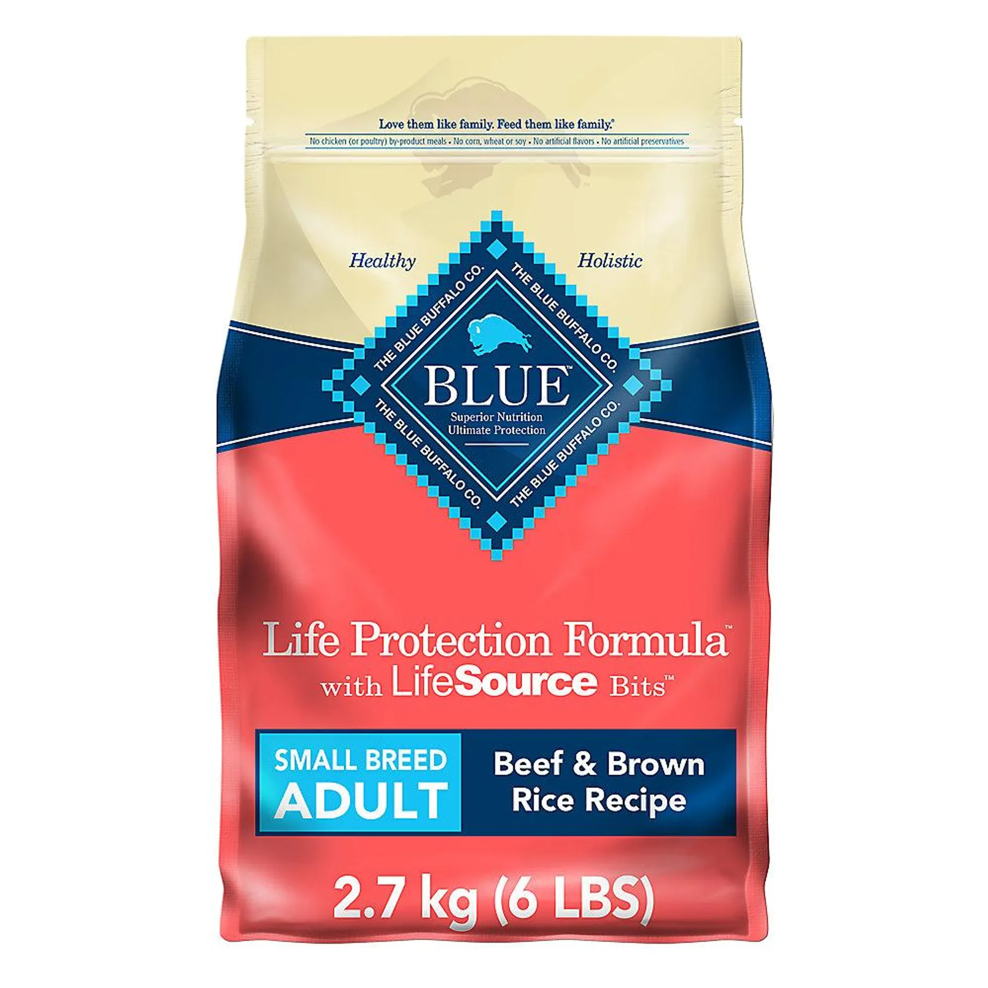 Blue Buffalo® Life Protection Formula™ Small Breed Adult Dry Dog Food - Natural, Beef