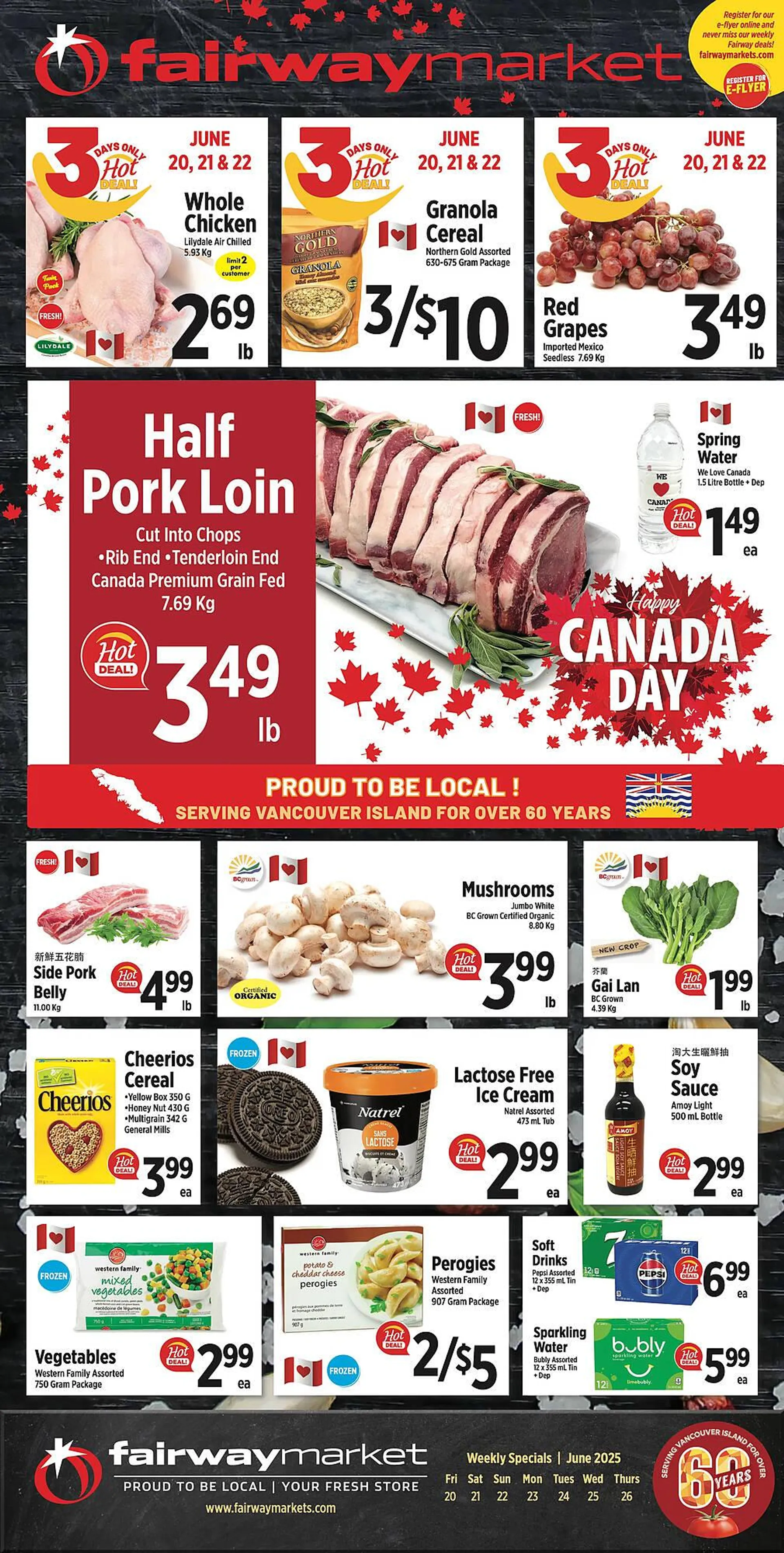 Fairway Market Canada flyer from June 20 to June 26 2025 - flyer page 1