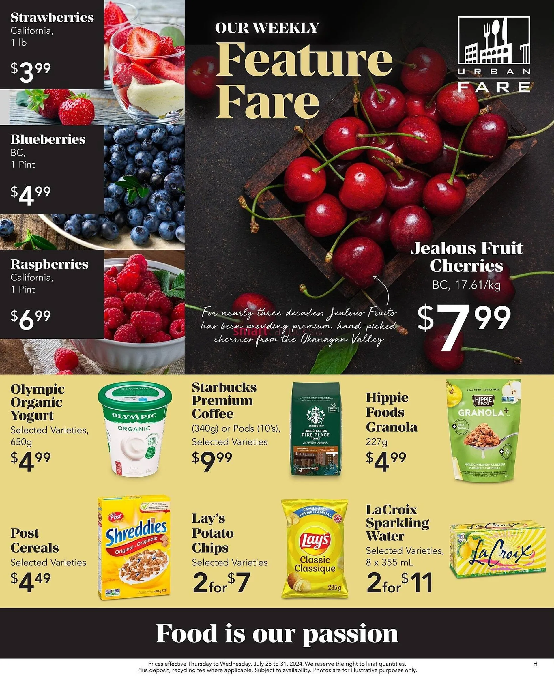 Urban Fare flyer from July 25 to July 31 2024 - flyer page 1