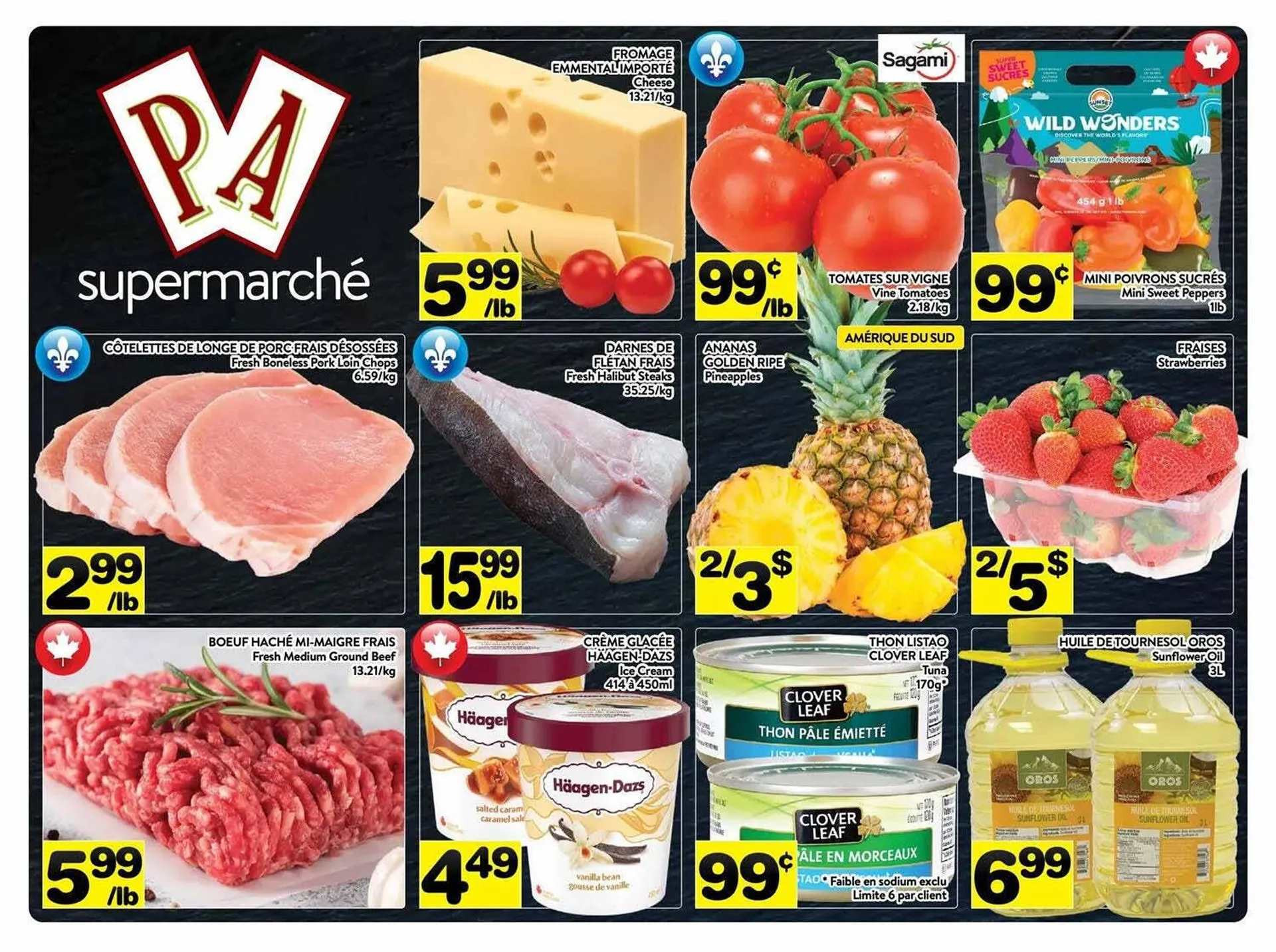 Supermarché PA flyer from May 30 to June 6 2025 - flyer page 1