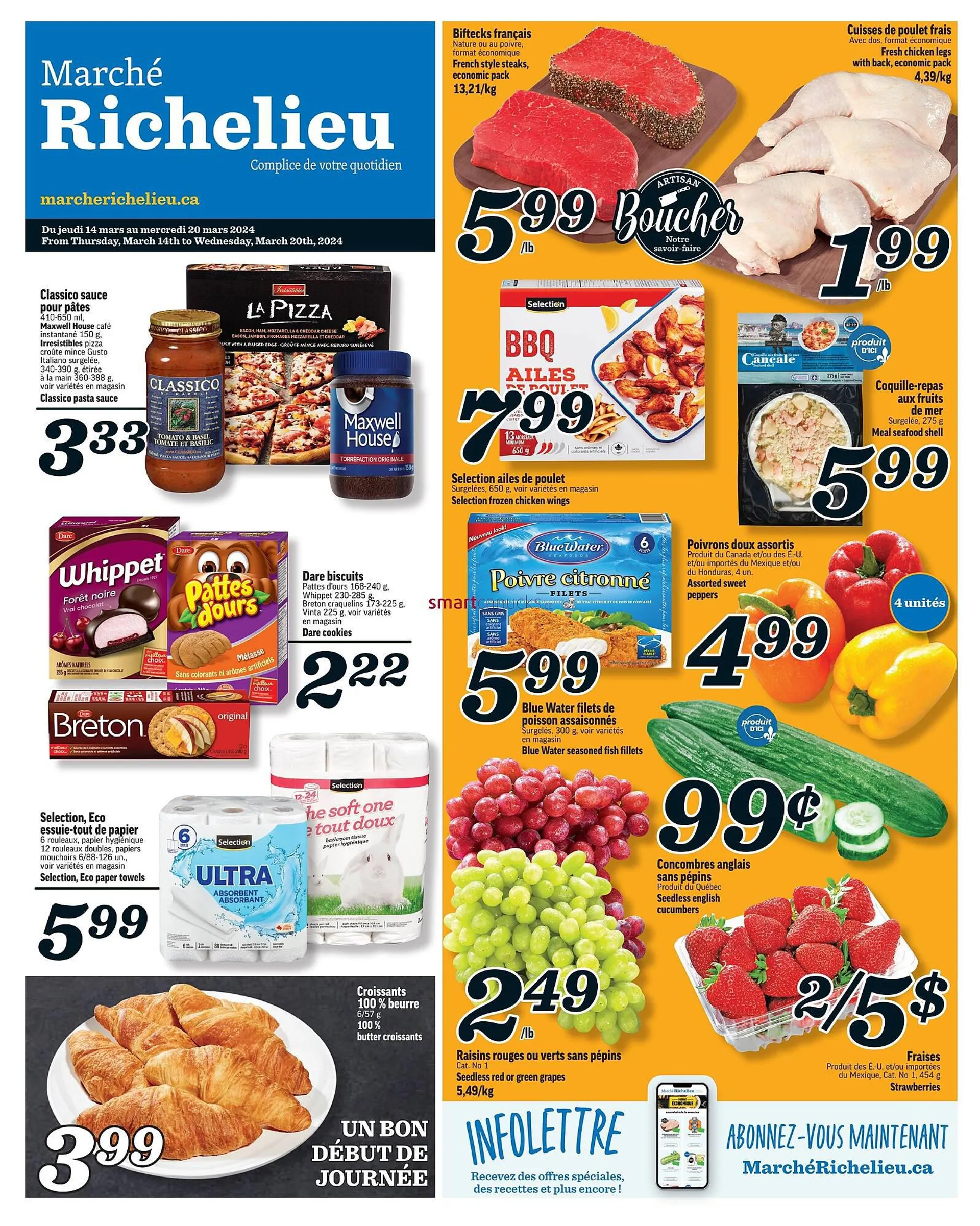 Marché Richelieu flyer from March 14 to March 27 2024 - flyer page 