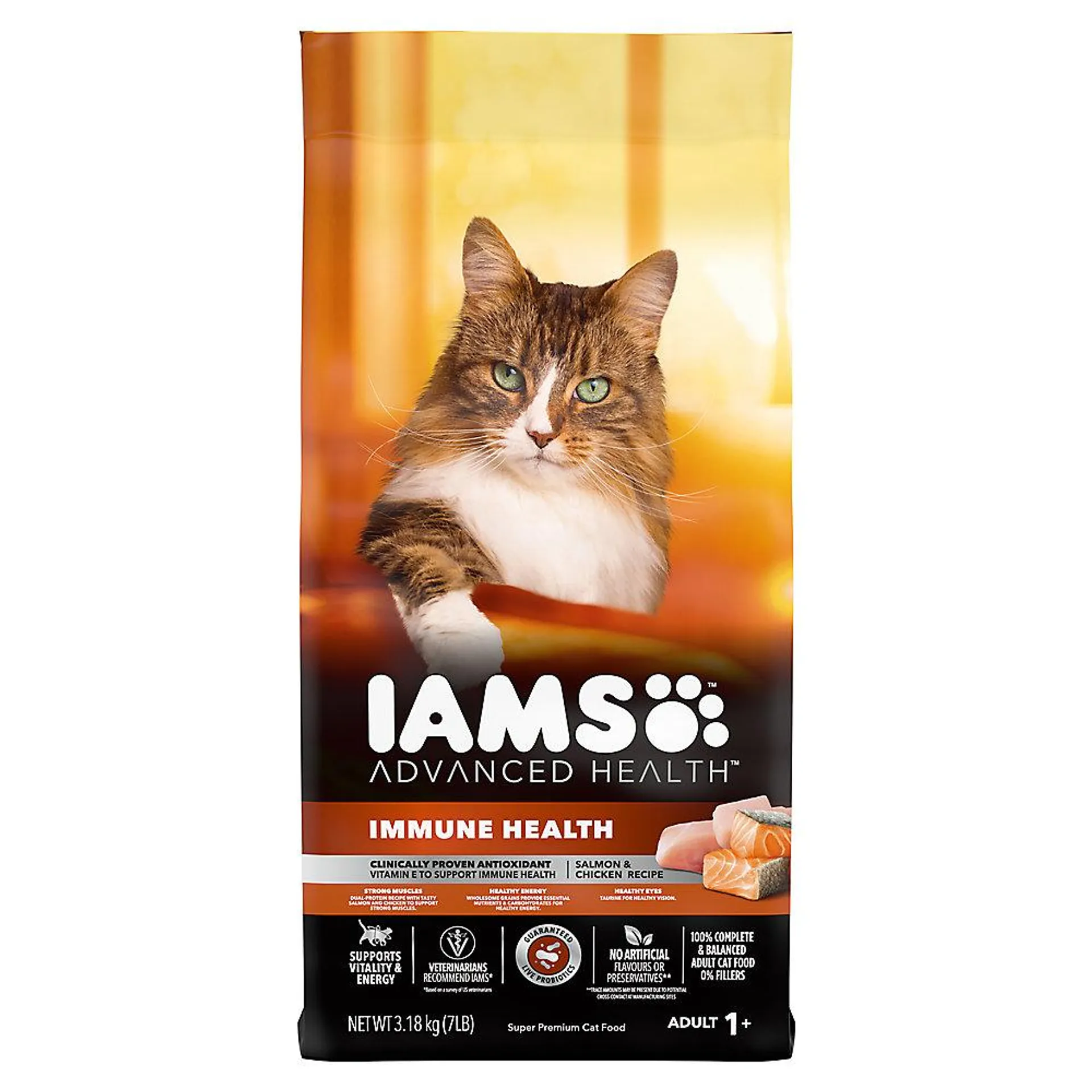 IAMS Advanced Immune Health Adult Dry Cat Food - Salmon & Chicken