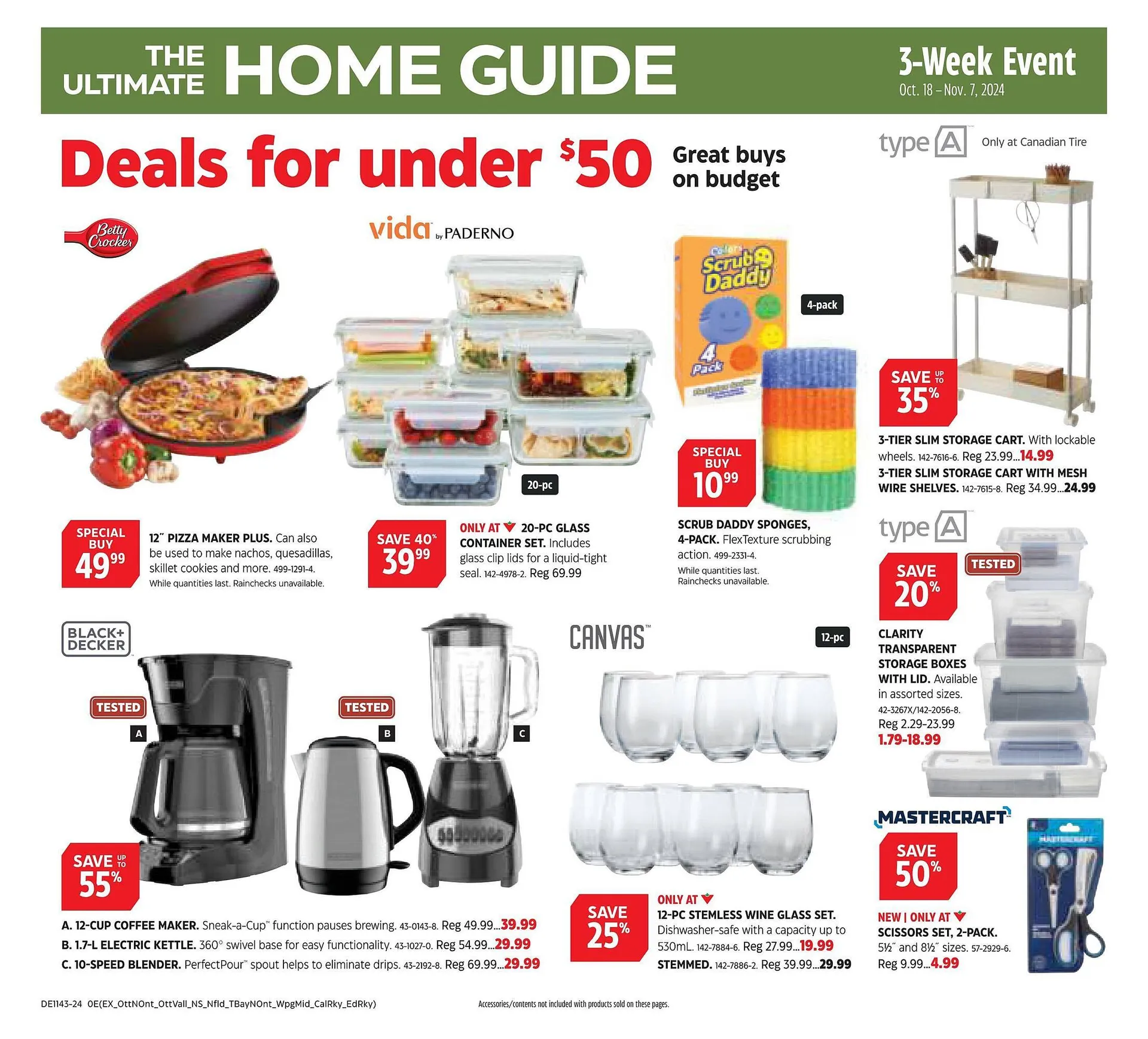 Canadian Tire flyer from October 18 to November 7 2024 - flyer page 20