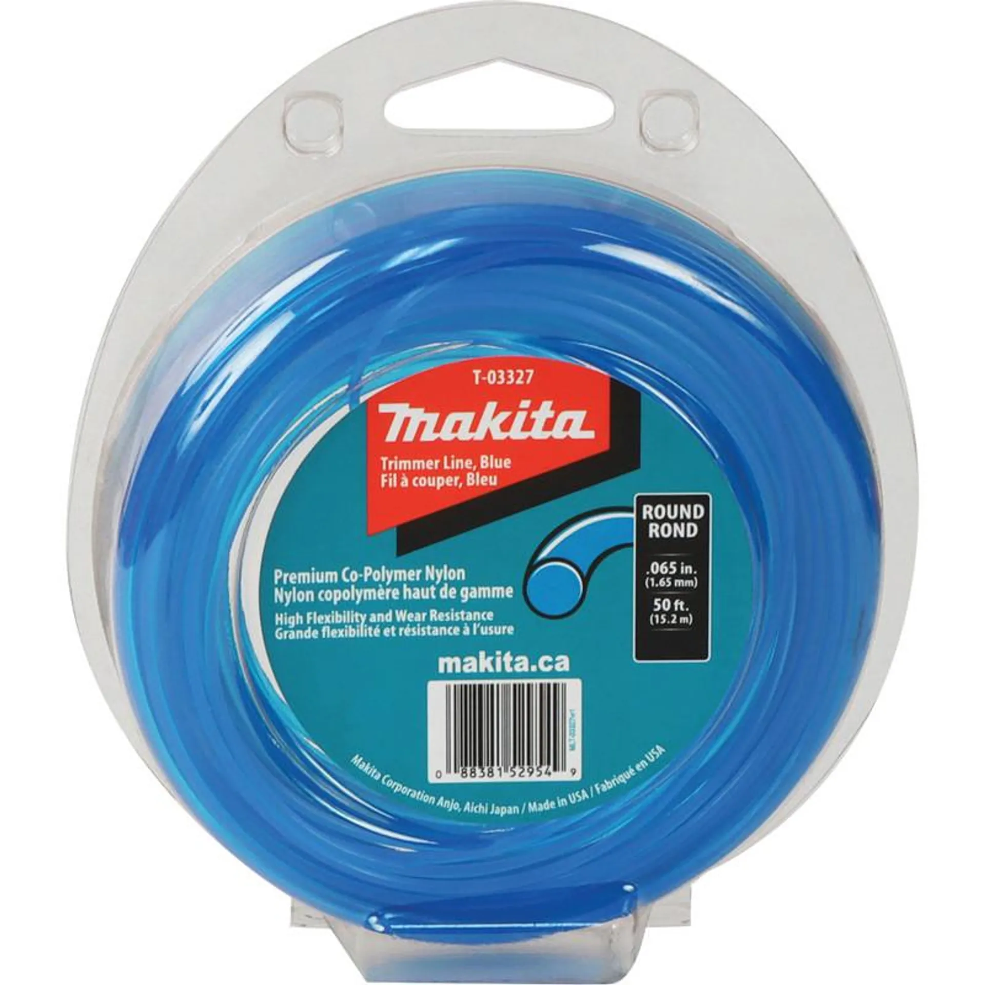 MAKITA ROUND TRIMMER LINE 50FT 0.065IN.