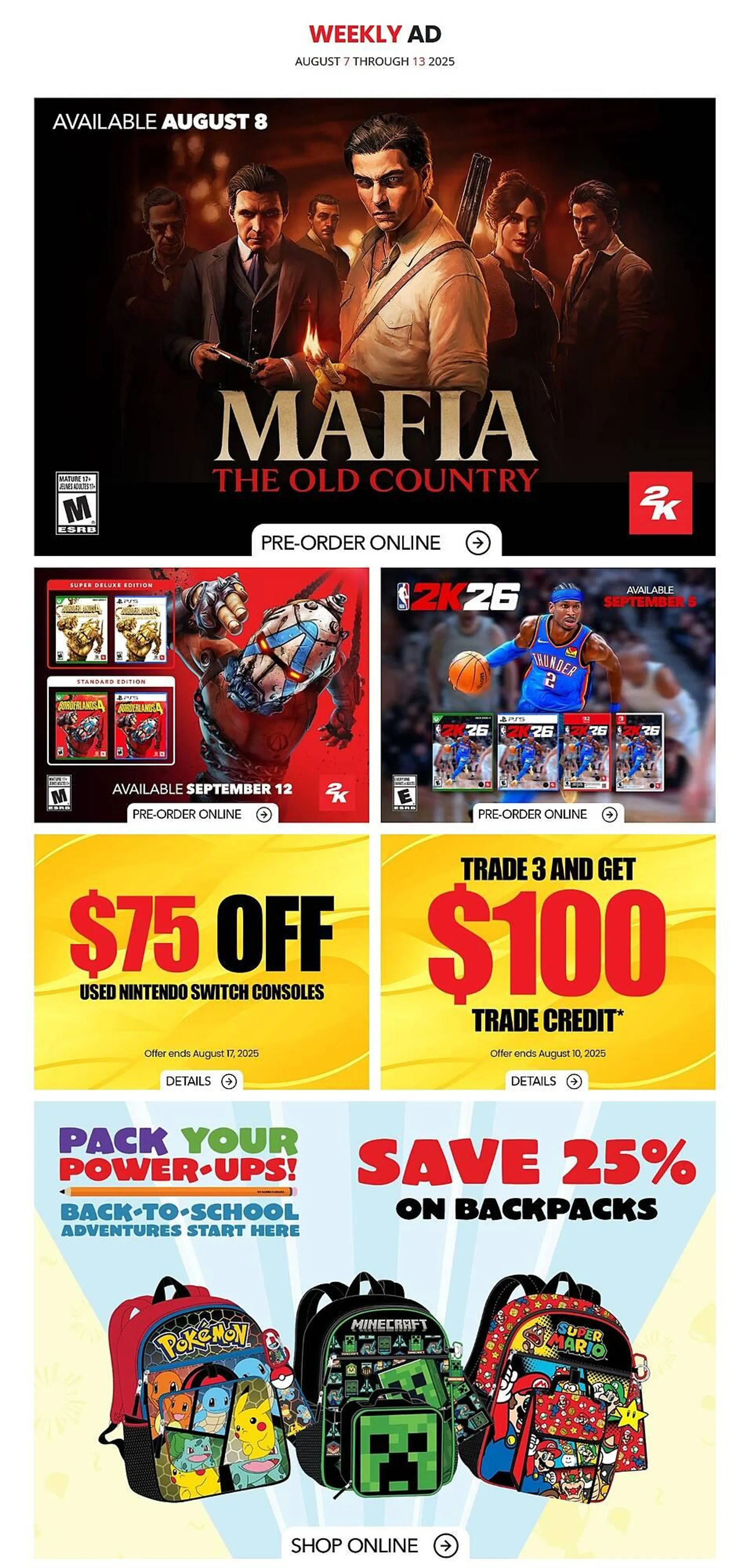 GameStop flyer - 1