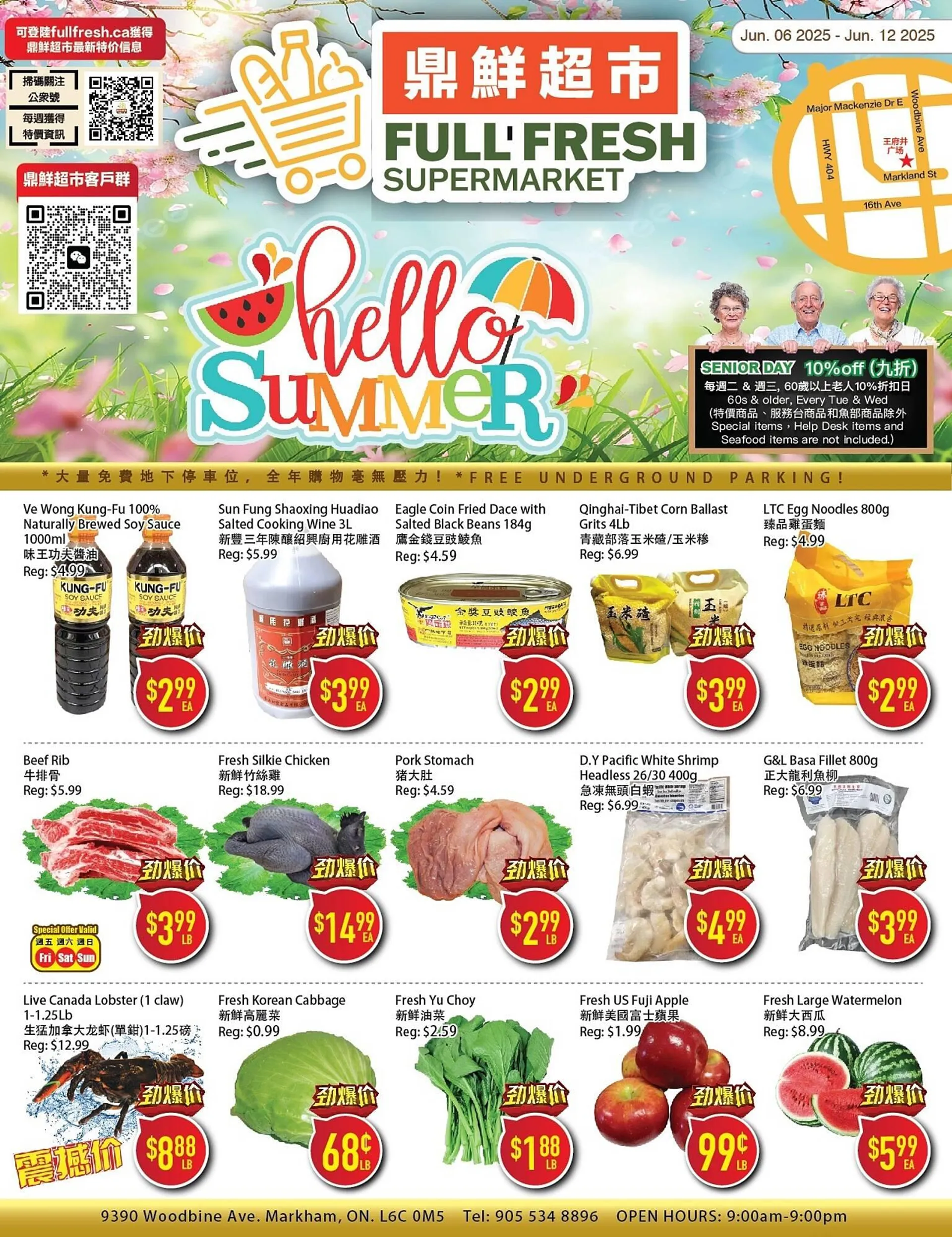 Full Fresh Supermarket flyer from June 6 to June 12 2025 - flyer page 1