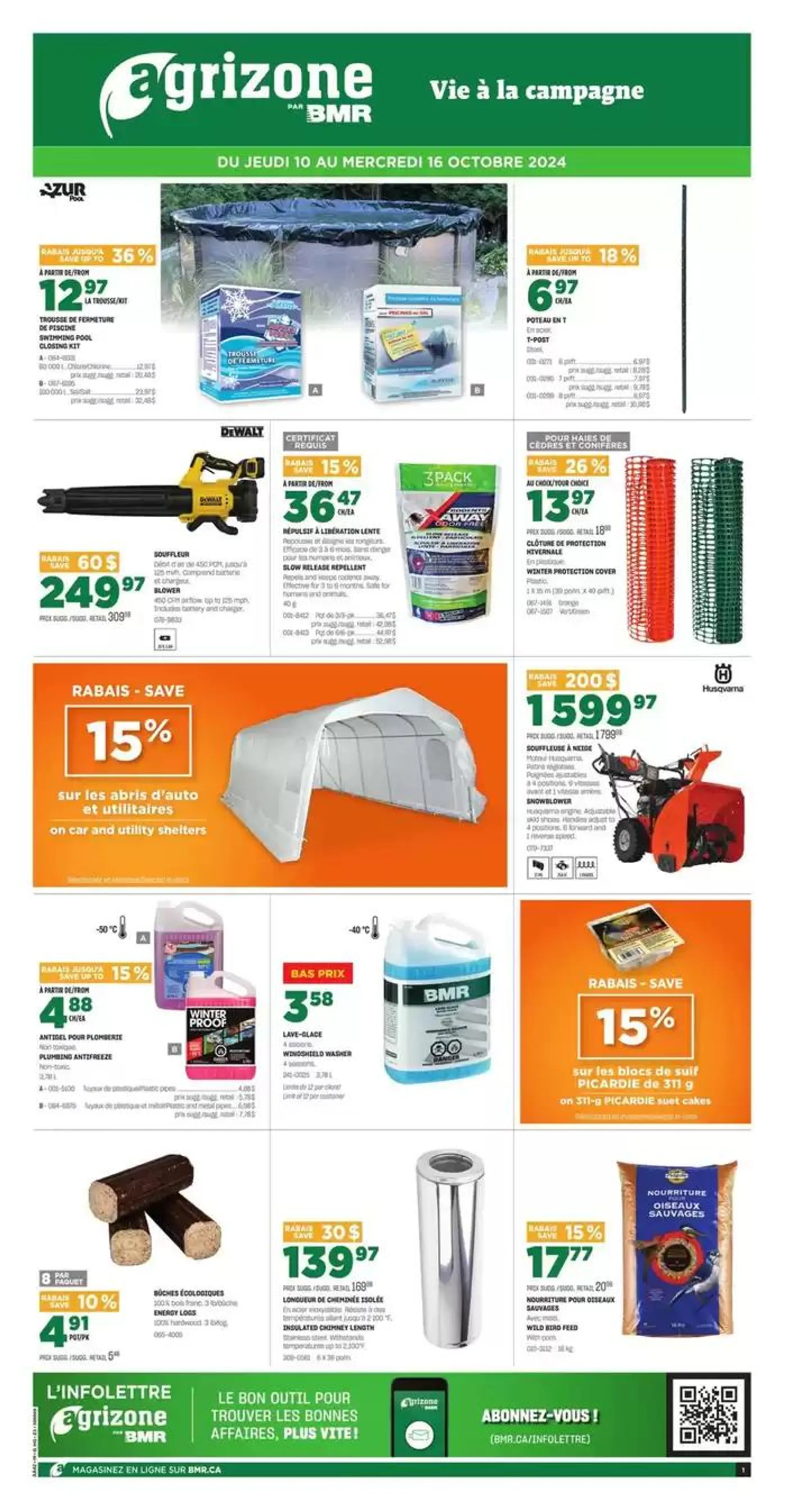 Agrizone from October 10 to October 16 2024 - flyer page 1