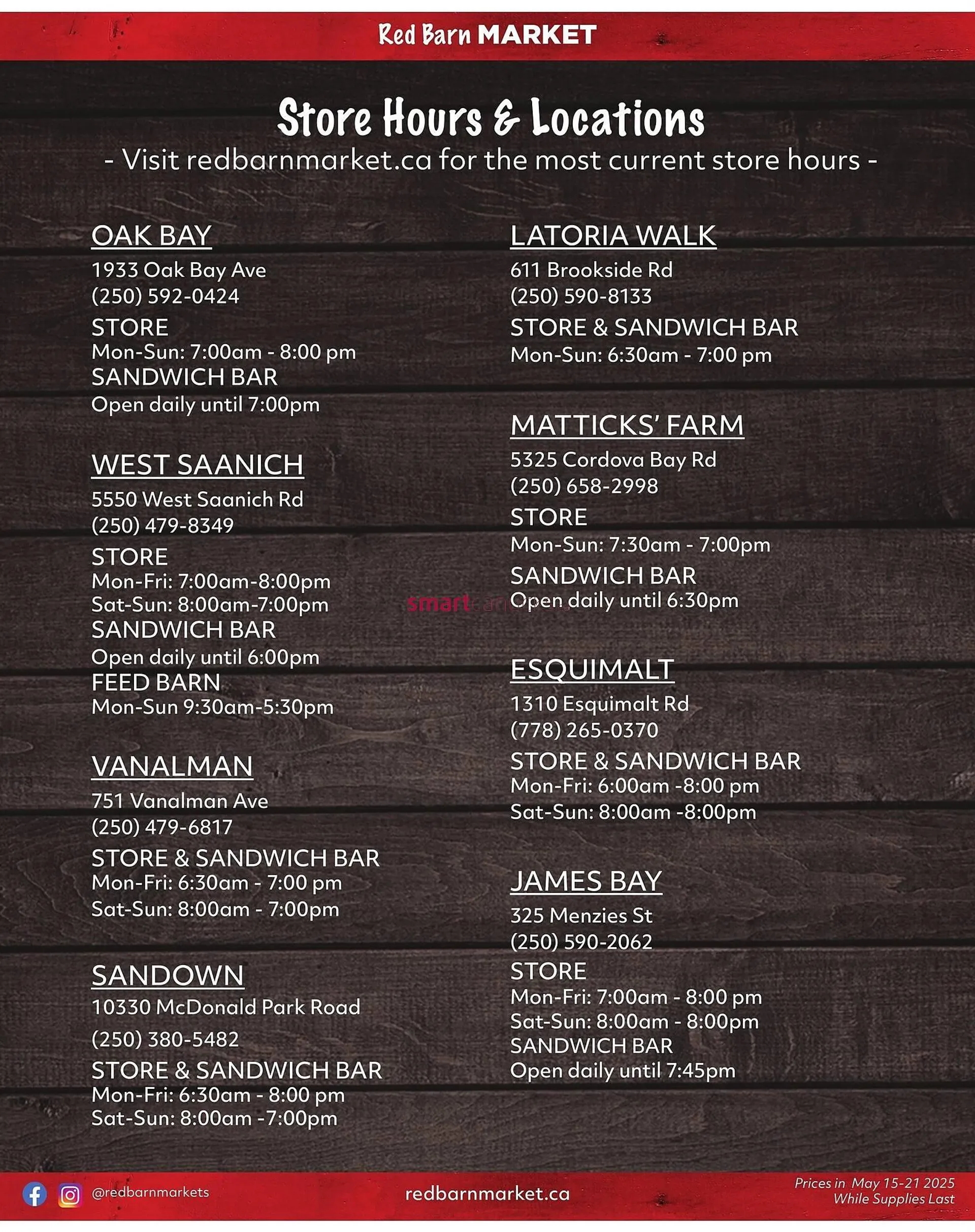 Red Barn Market flyer from May 15 to May 21 2025 - flyer page 12